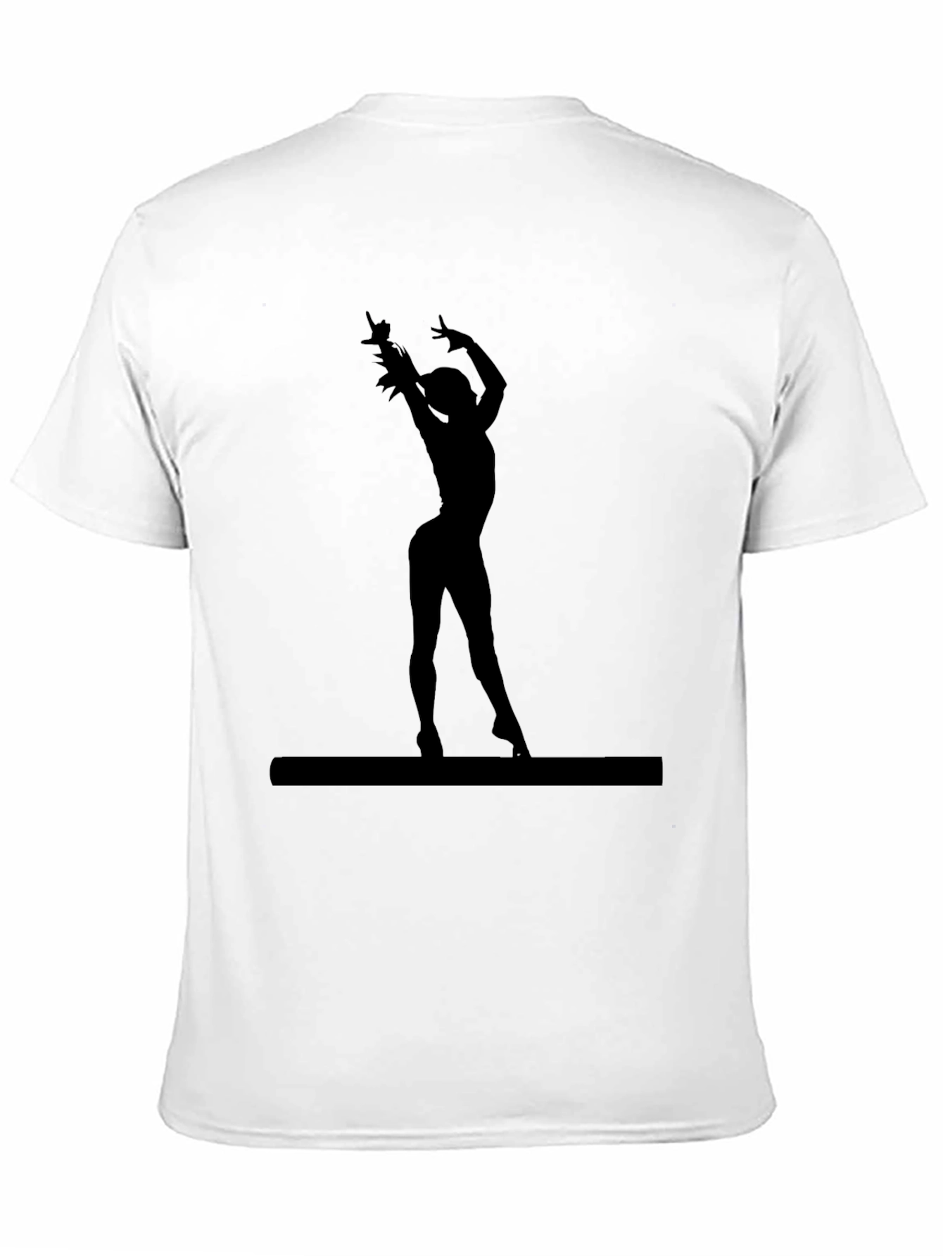Black Silhouette Dancer Black T-Shirt view 11