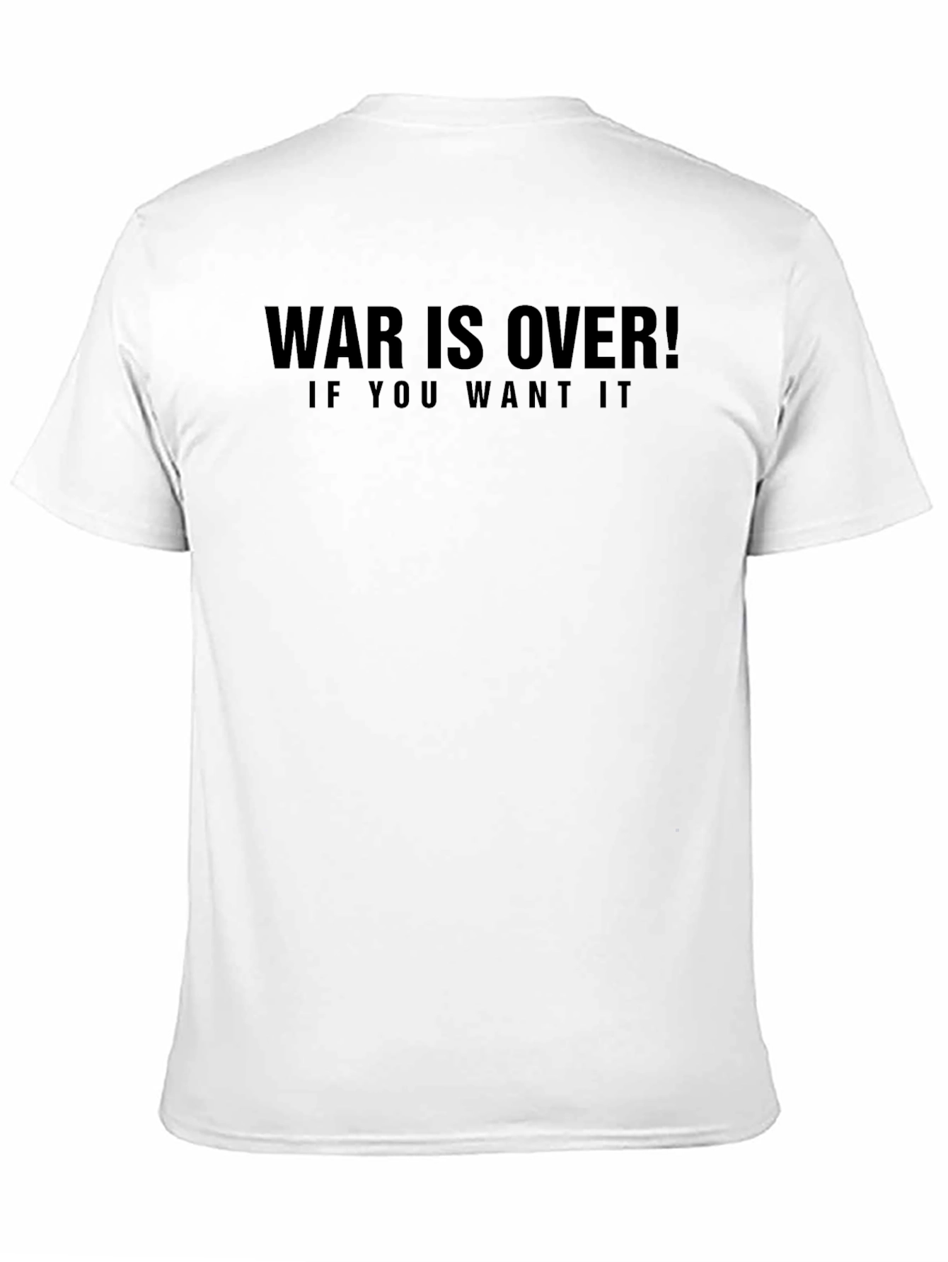 Black War Is Over Graphic Tee - Soft Cotton Blend Comfort view 11