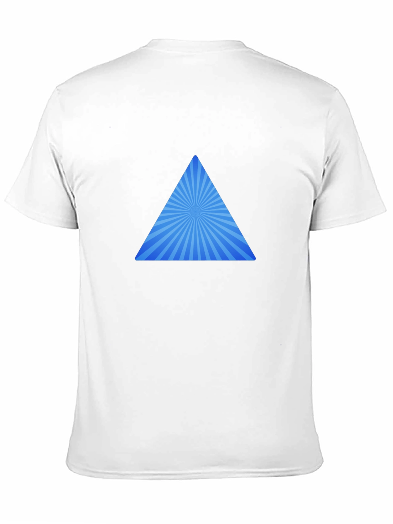 Black Triangle Burst Graphic Tee - Stylish Casual Wear view 11