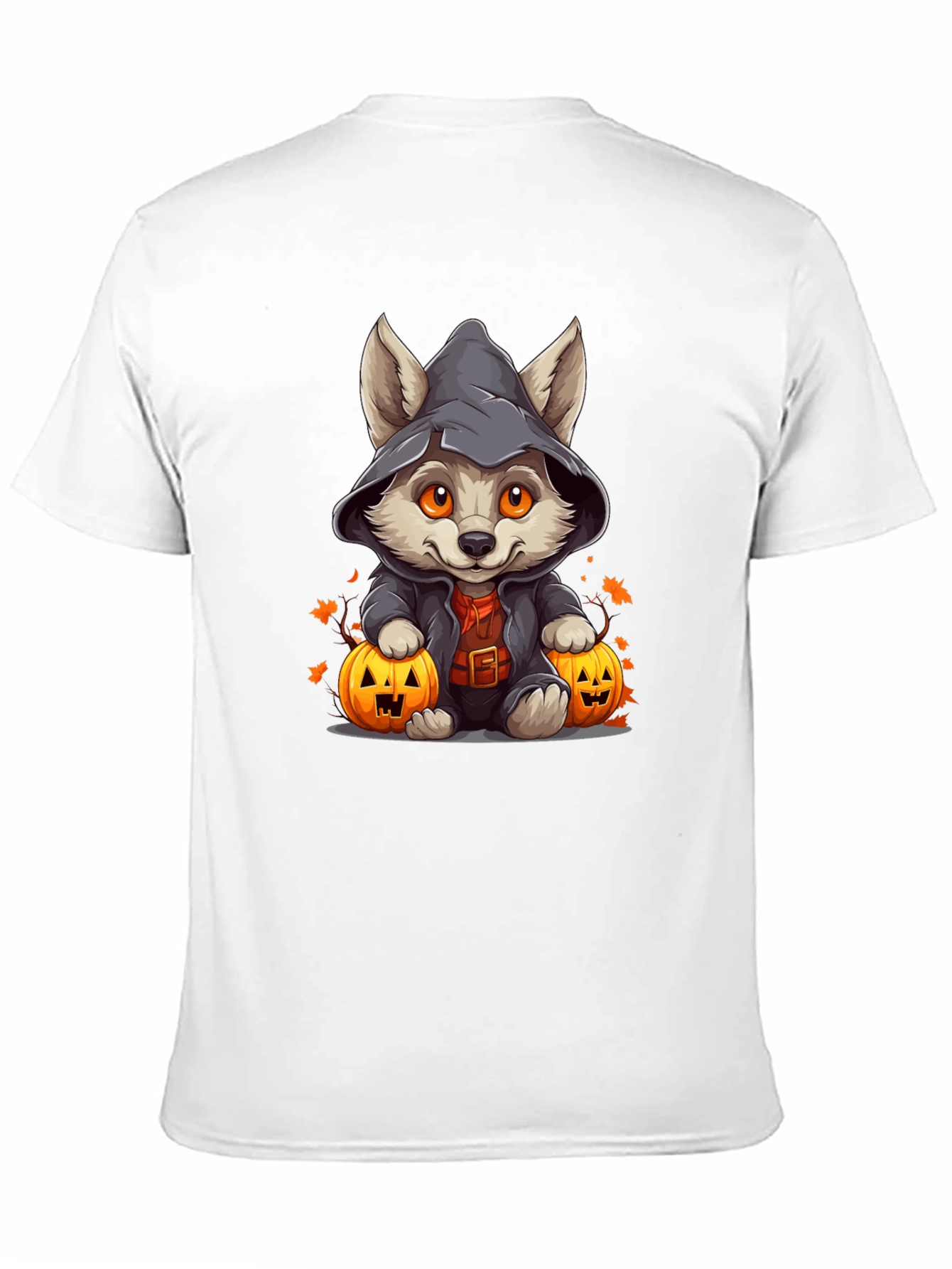 Black Halloween Witch Pup T-Shirt view 11
