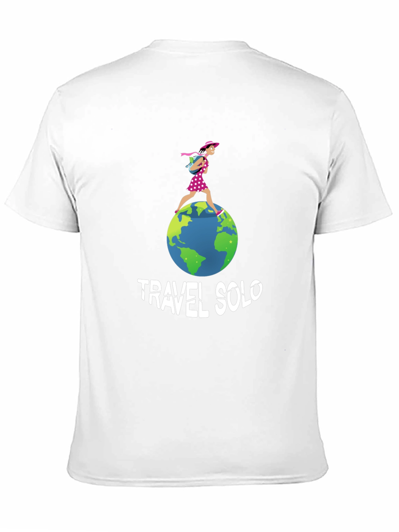 Black Travel Solo Graphic Tee - Adventure Shirt view 11