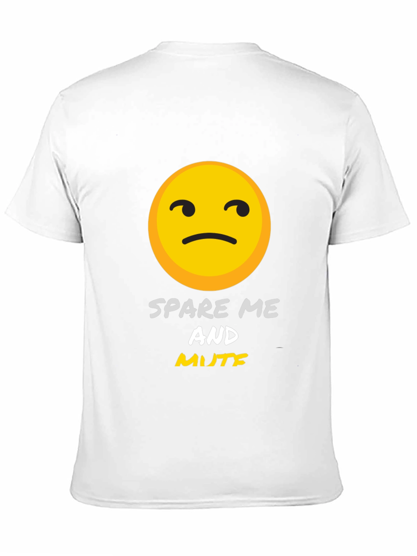 Black Spare Me and Mute Graphic T-Shirt view 11