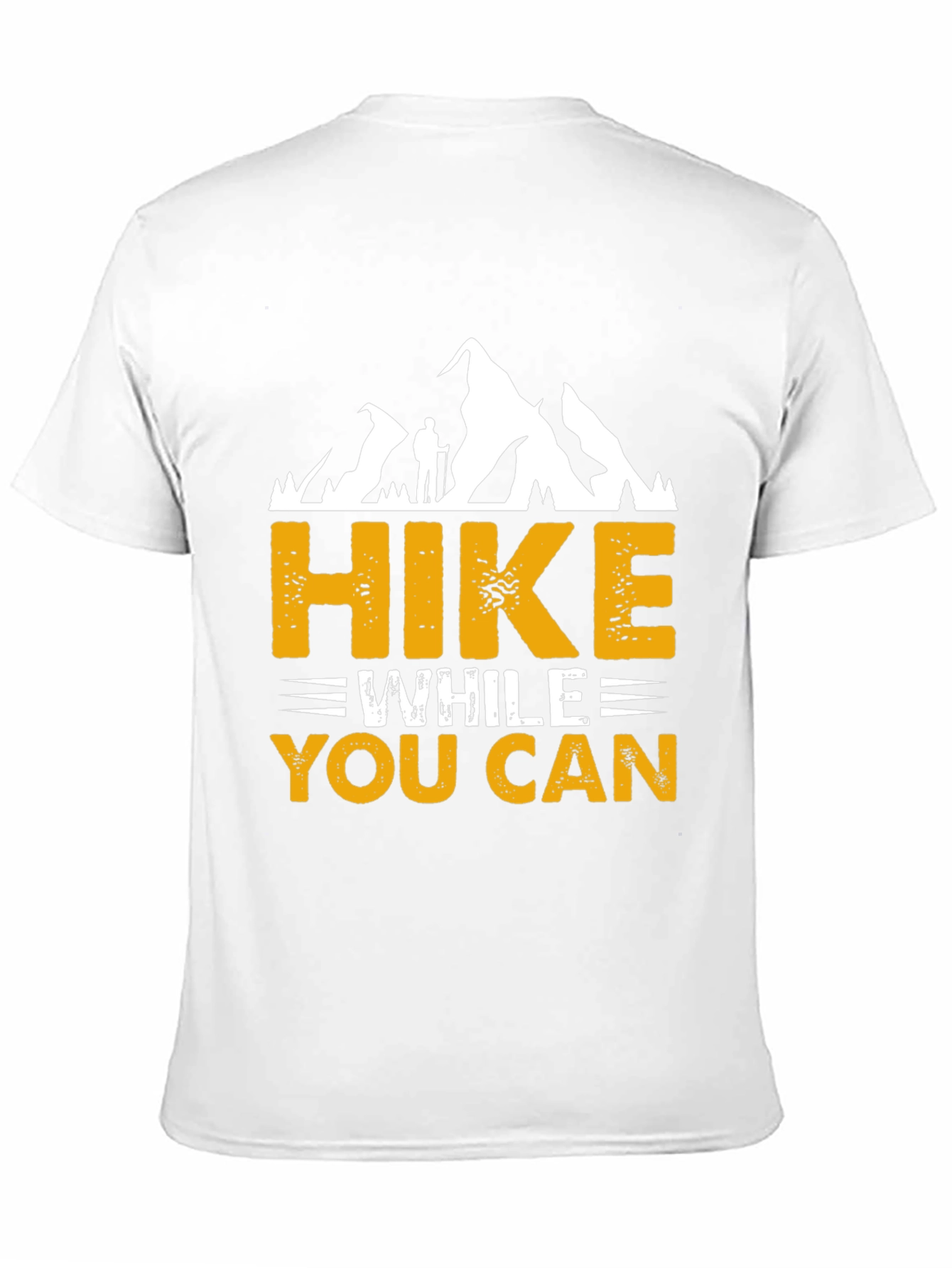 Black Hike While You Can Graphic Tee view 11