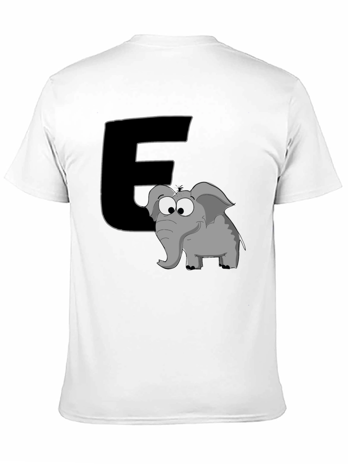 Black Elephant 'E' T-Shirt view 11