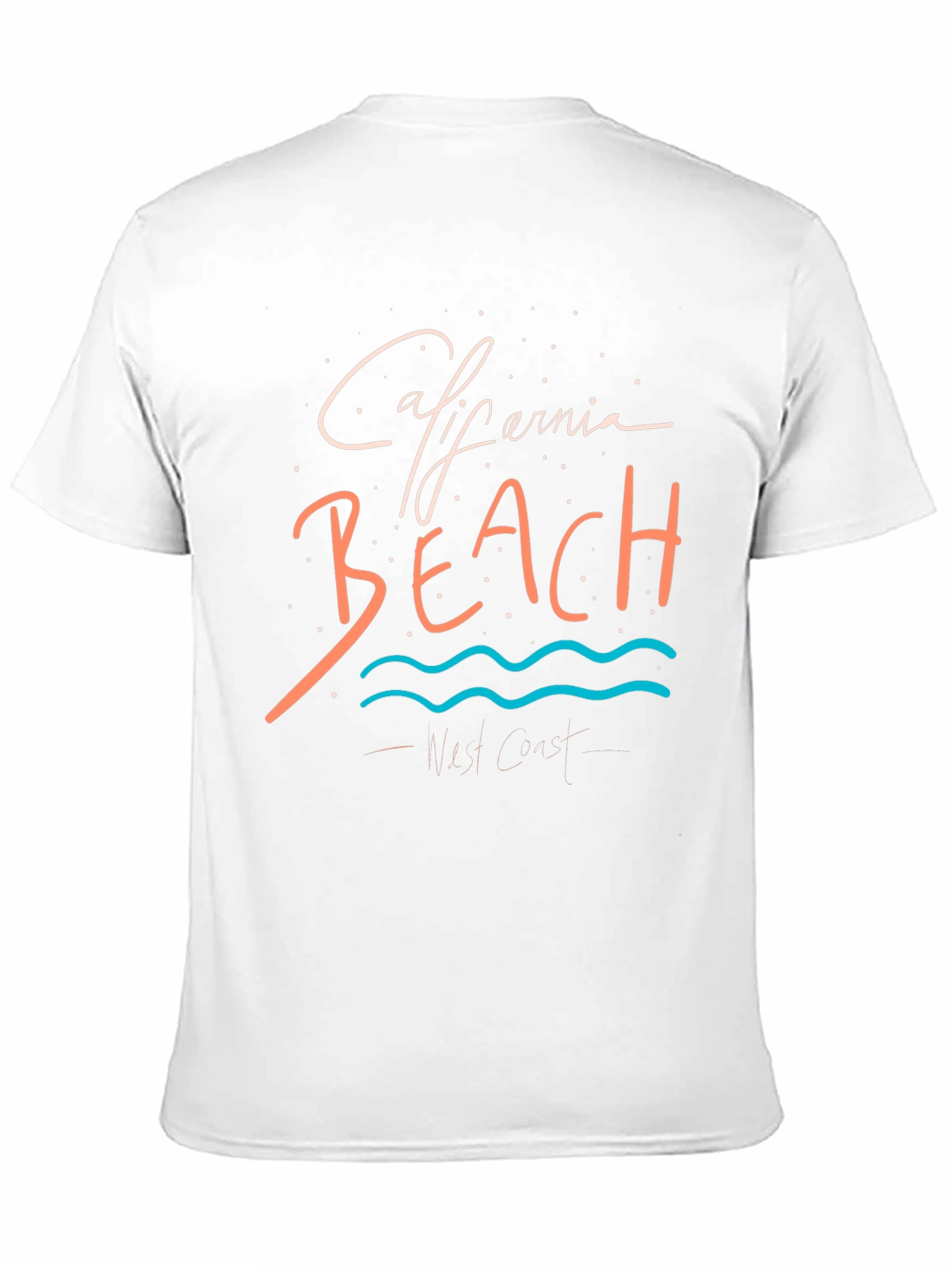 Black California Beach Graphic Tee - West Coast Style view 11