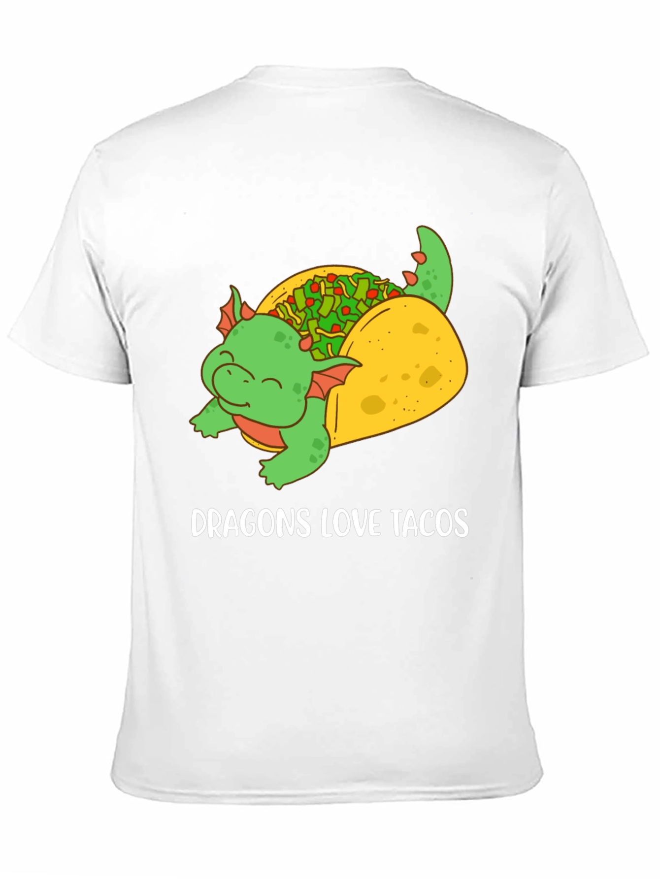 Black Dragon Loves Tacos Graphic Tee view 11