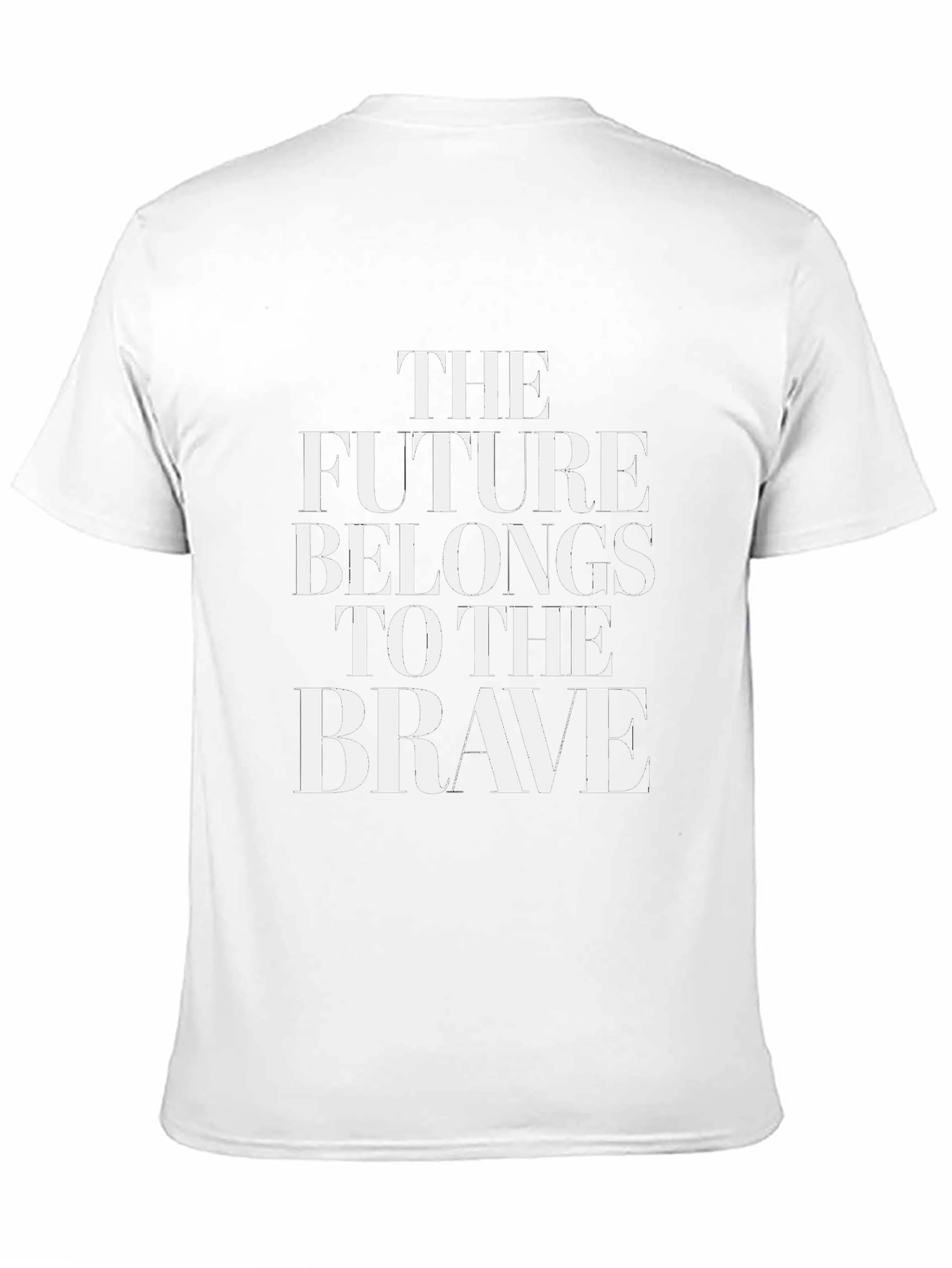 Black The Future Belongs To The Brave T-Shirt view 11