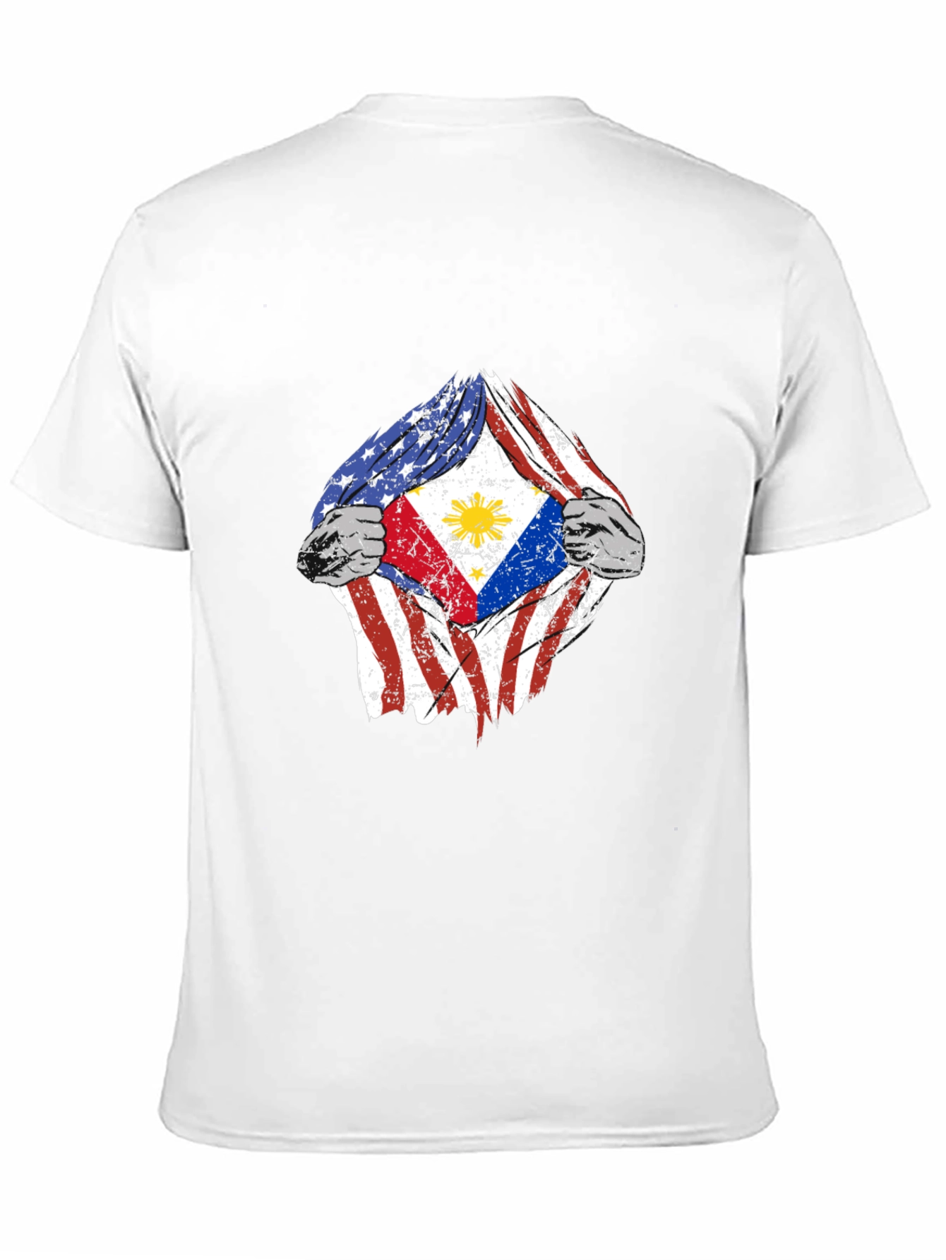 USA Philippines Flag T-Shirt - 11