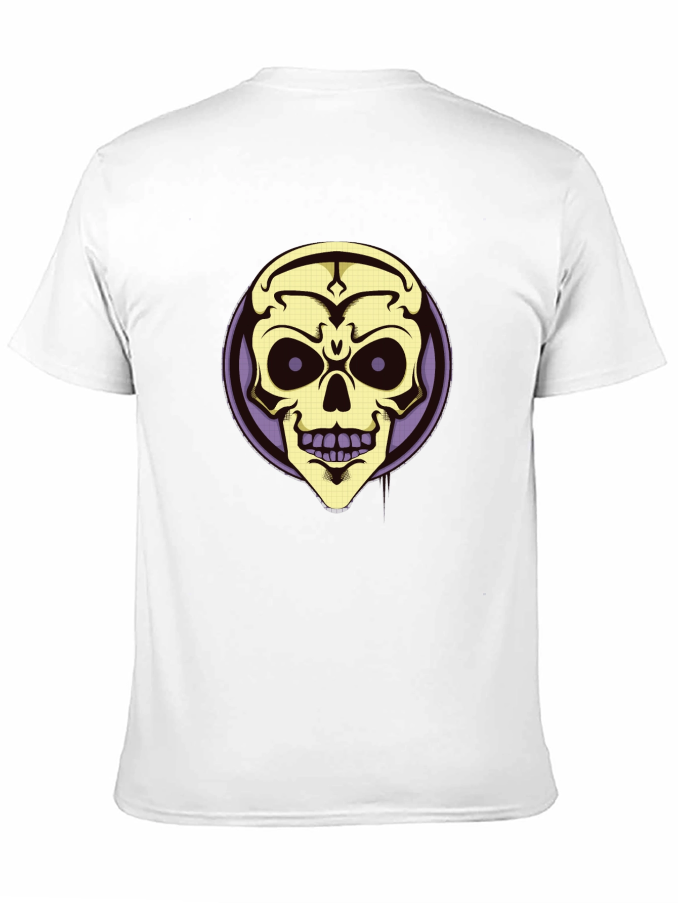 Black Skull Graphic T-Shirt - Black view 11