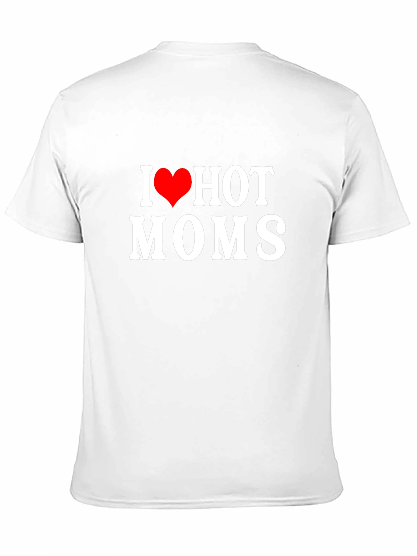 Black I Heart Hot Moms T-Shirt view 11