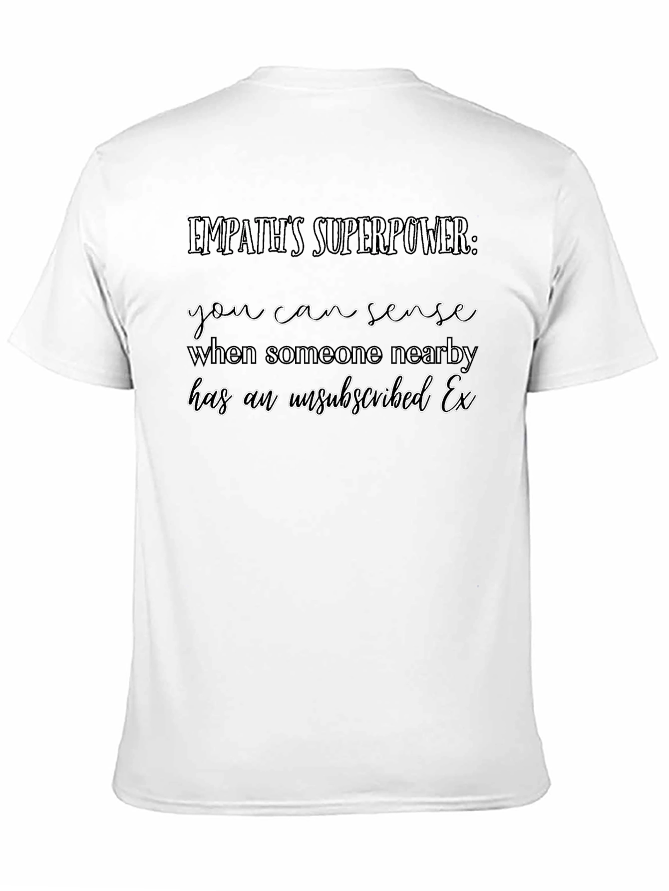 Black Empath's Superpower Graphic Tee view 11