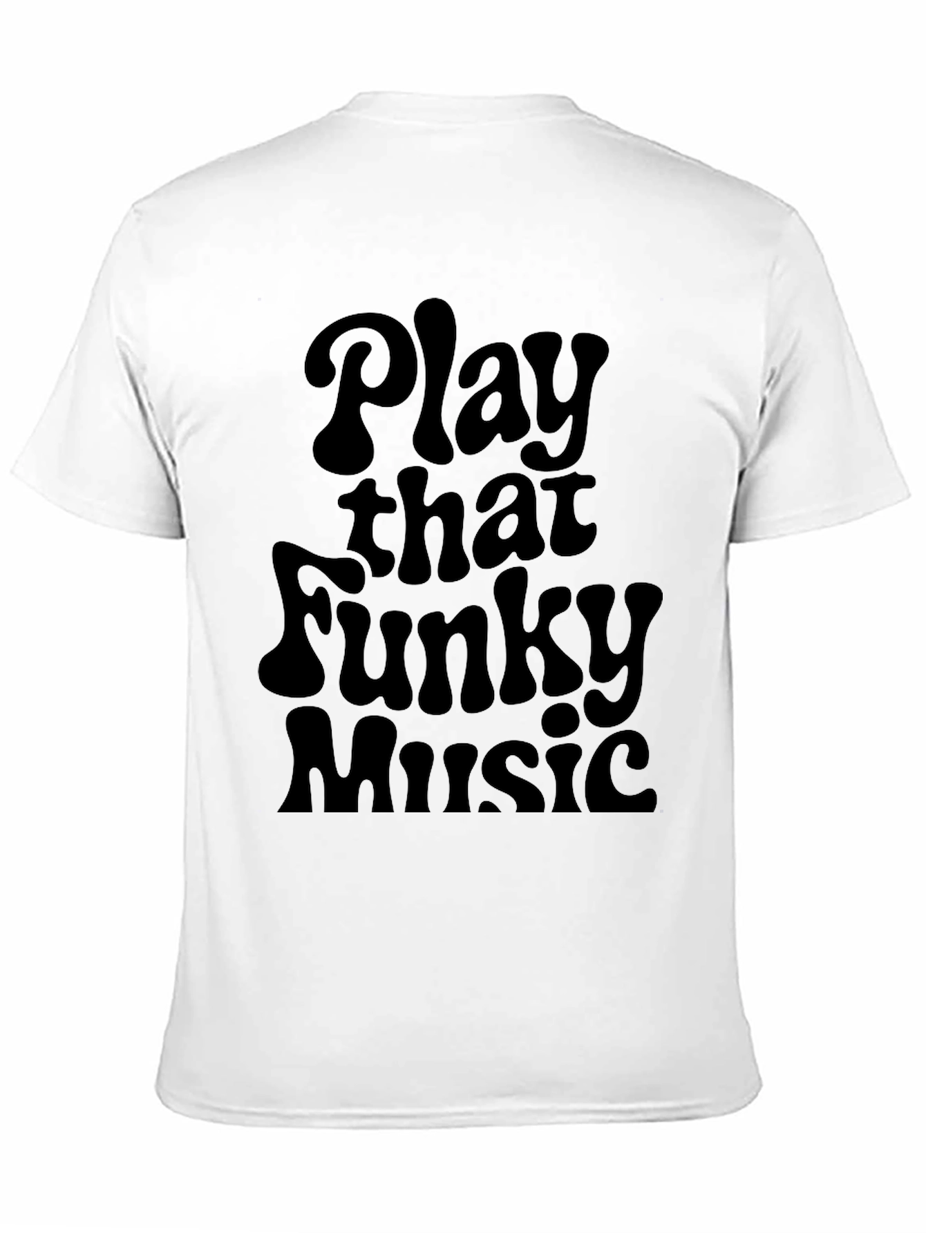 Black Funky Music T-Shirt - Retro Style view 11