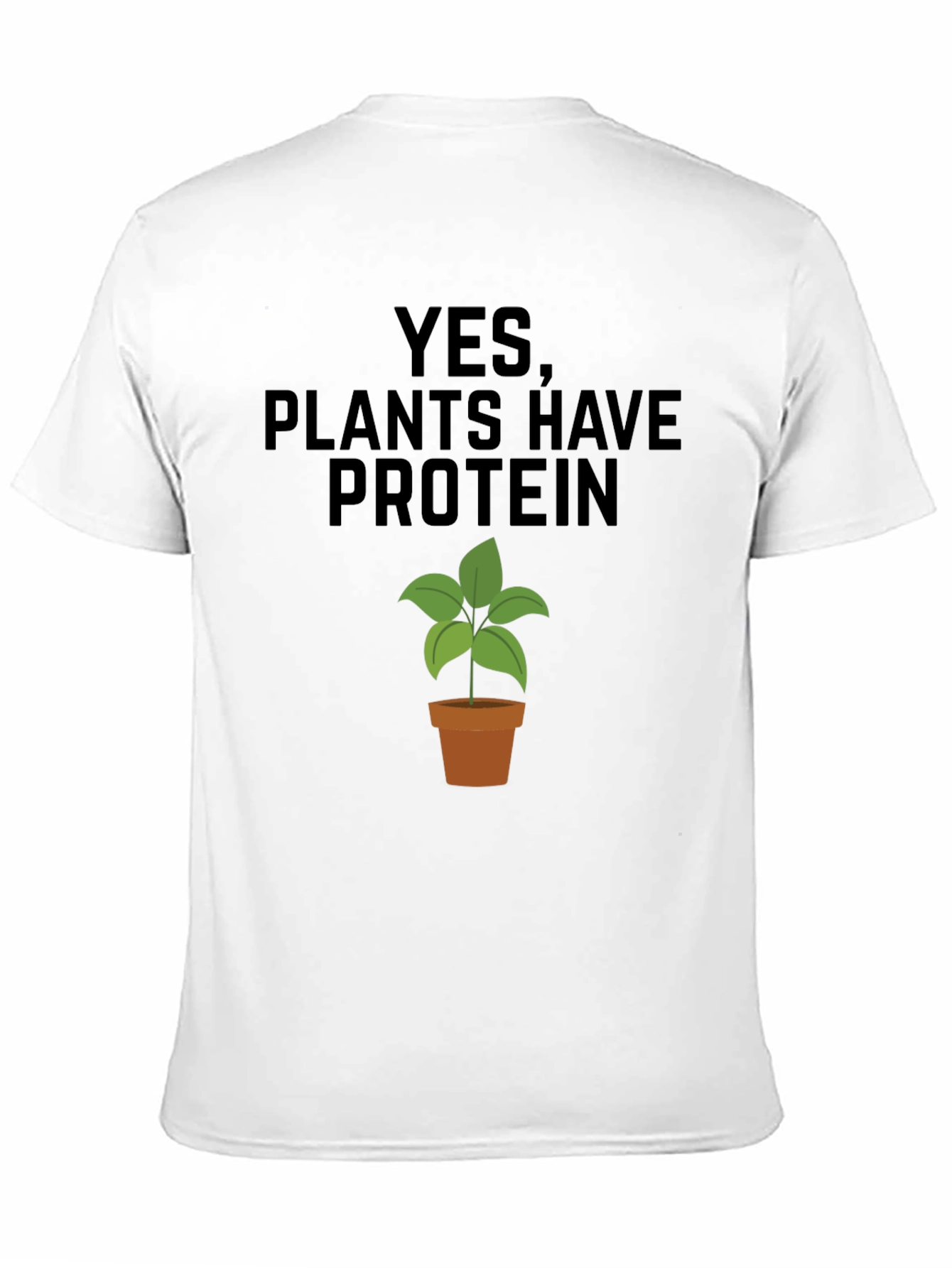 Black Plants Have Protein T-Shirt view 11