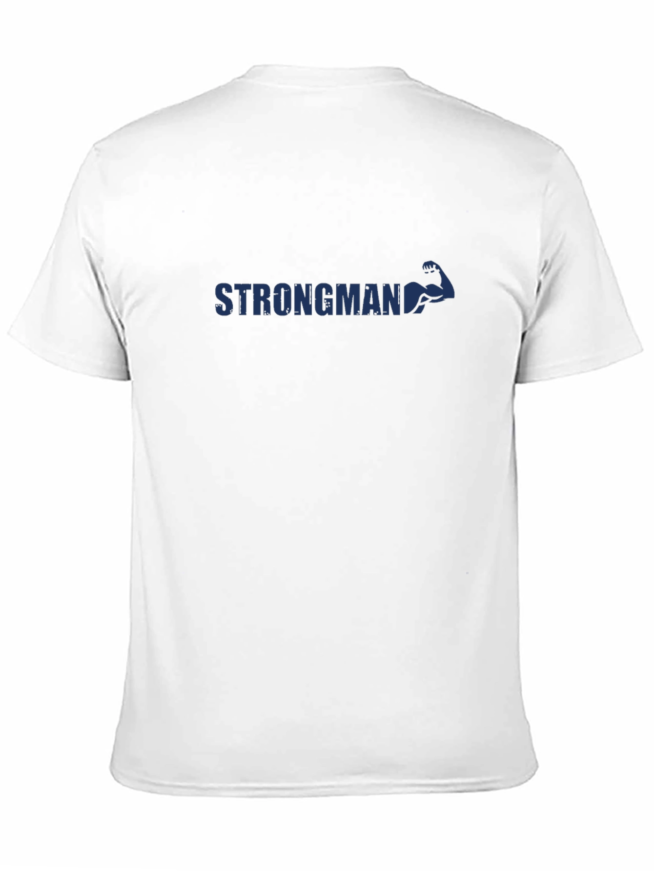 Black Strongman Graphic Tee - Bold Statement T-Shirt view 11