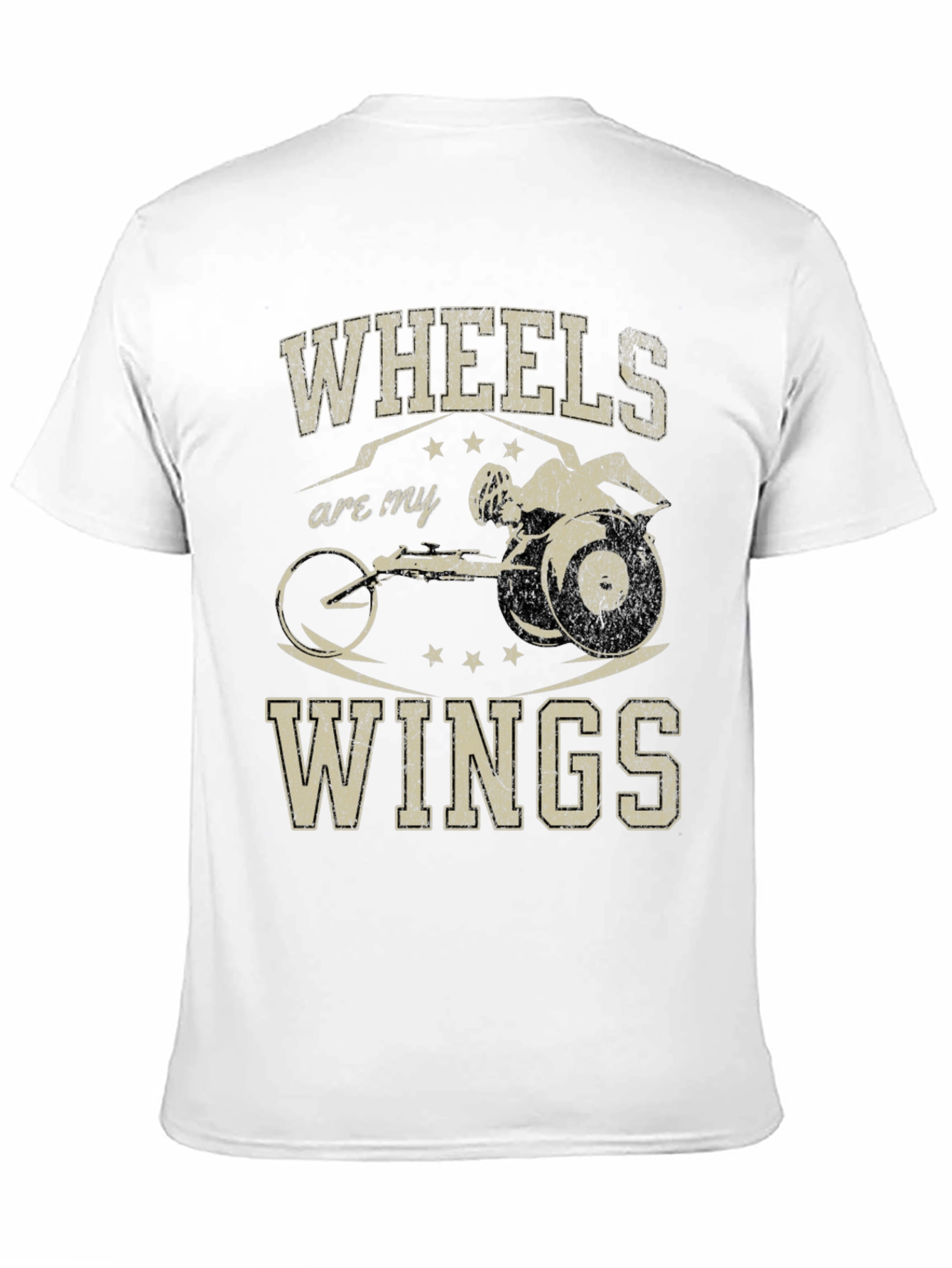 Black Wheels Are My Wings T-Shirt view 11