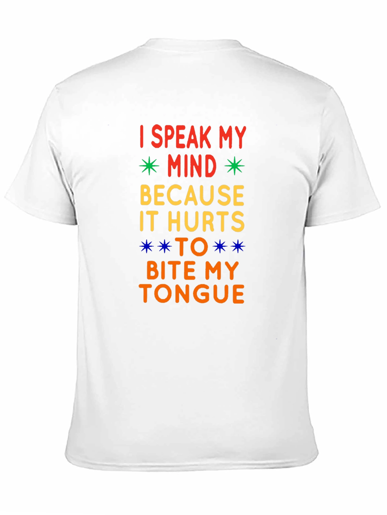 Black Speak My Mind Men's Graphic Tee view 11