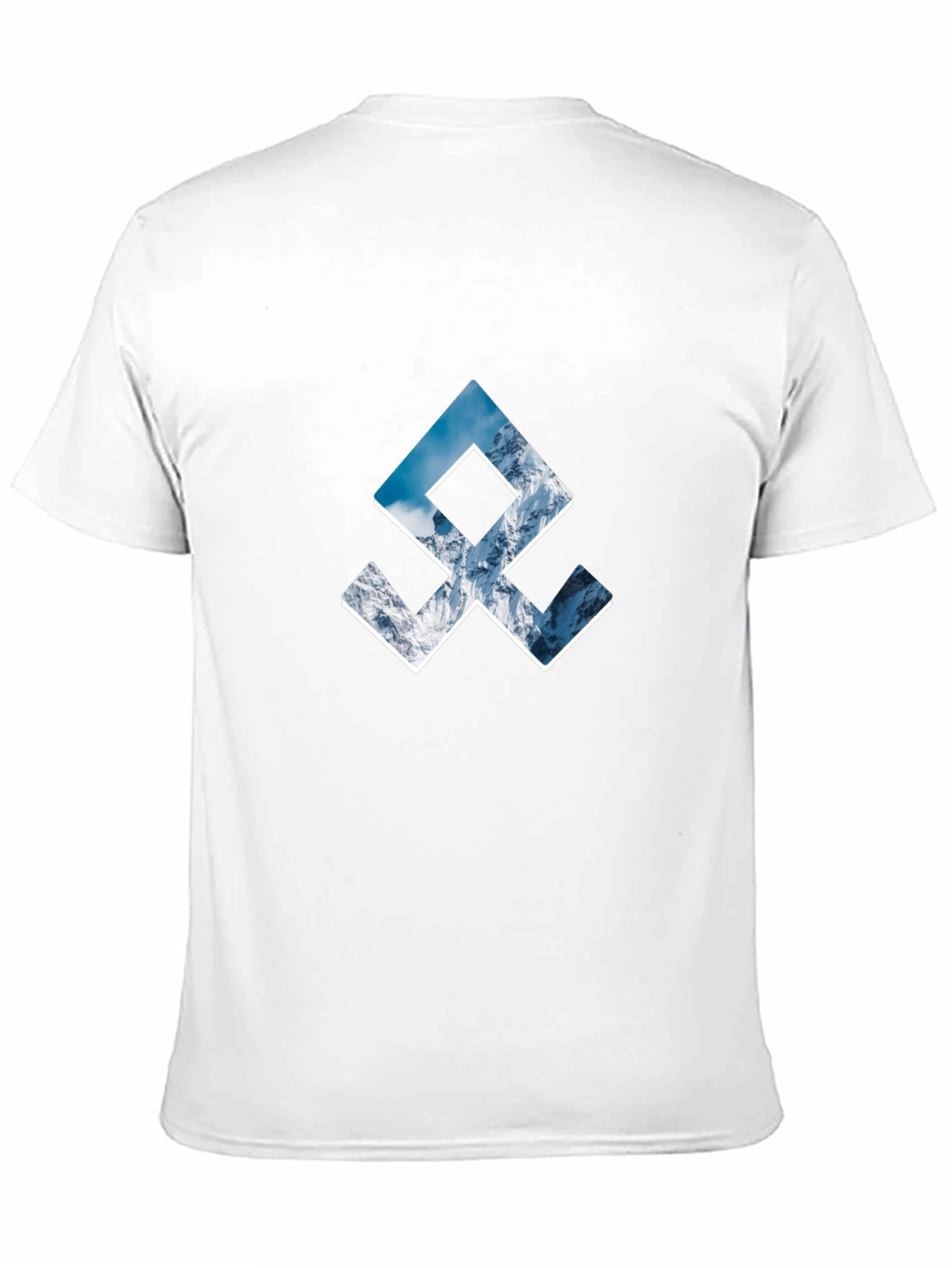 Black Mountain Peak Graphic Black T-Shirt view 11