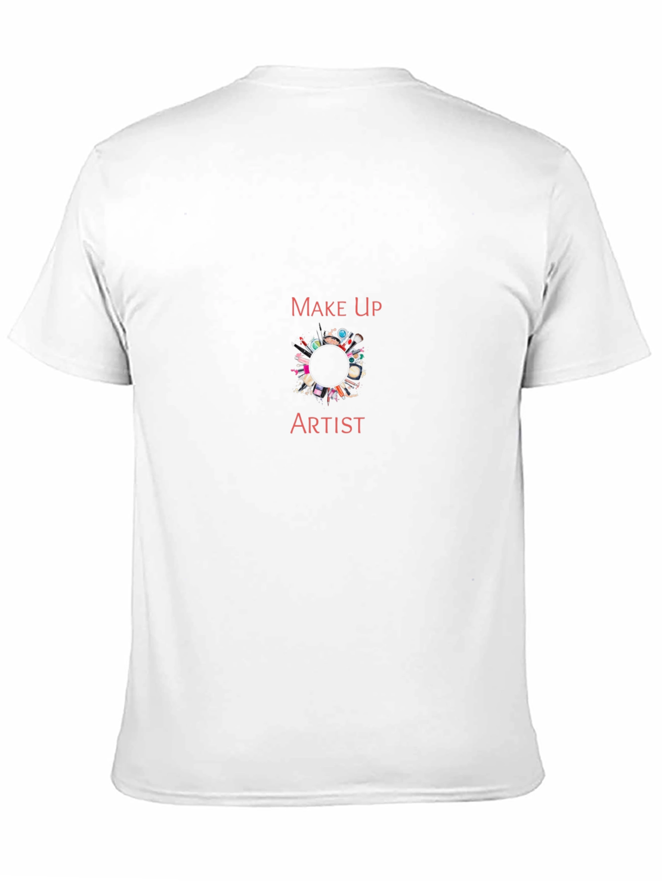 Black Makeup Artist T-Shirt - Unisex Crew Neck Tee view 11