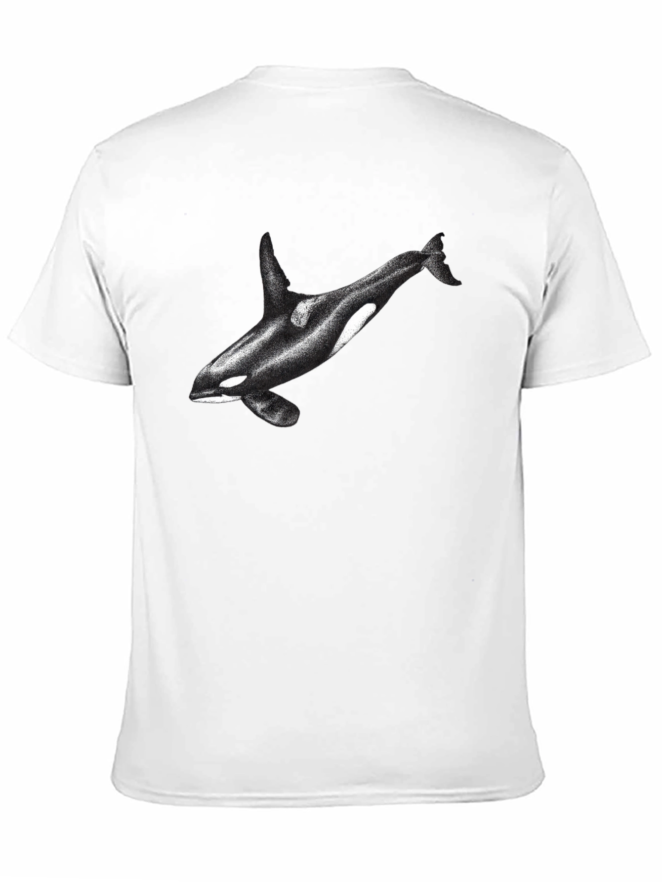 Black Orca Graphic Tee - Black Cotton Blend view 11
