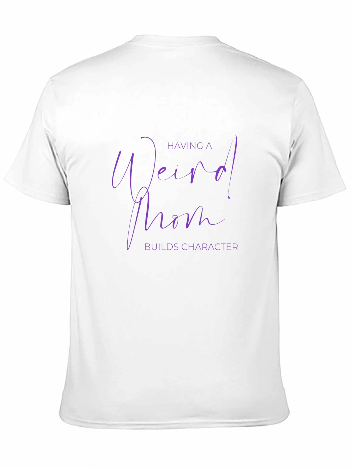 Weird Mom Builds Character Black Graphic Tee - 11
