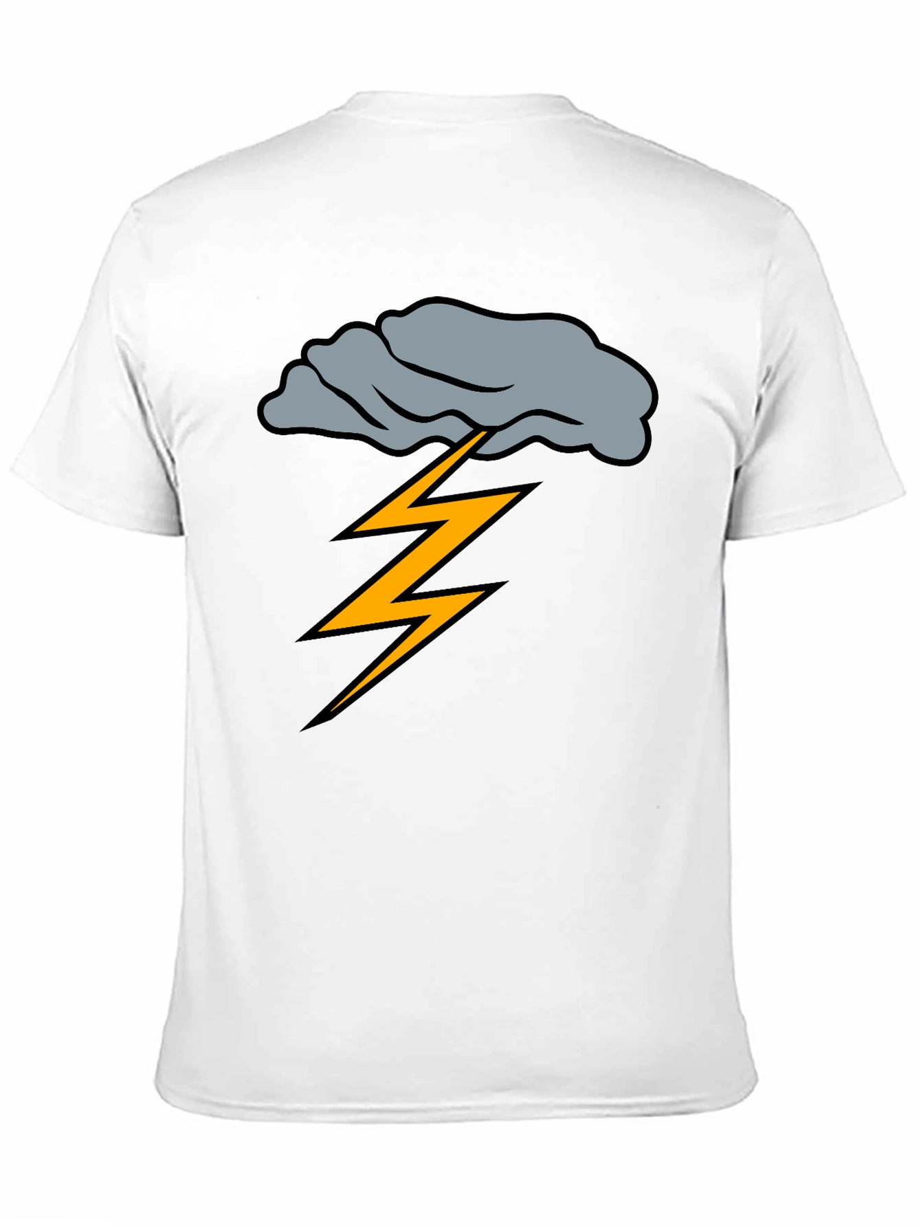 Black Stormy Weather Graphic Tee view 11