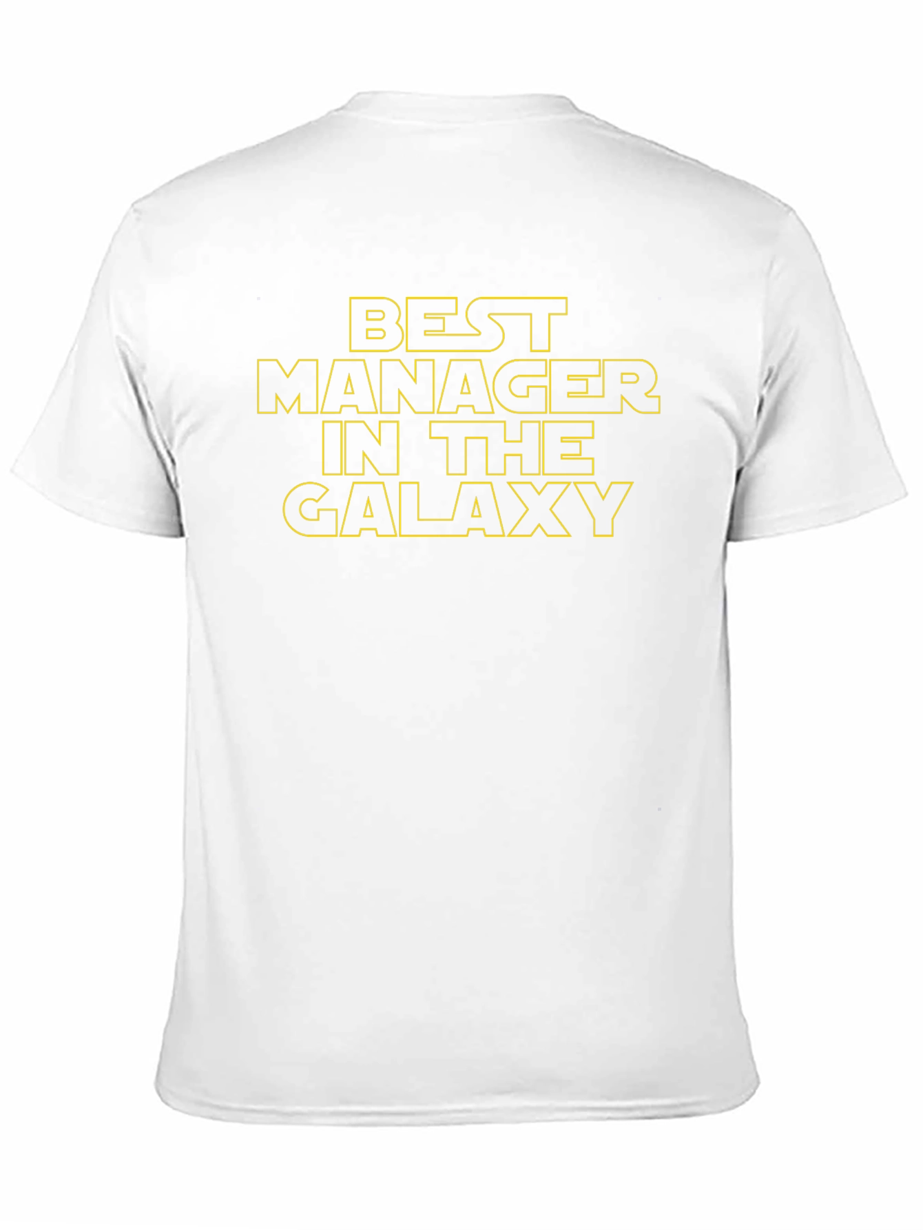 Black Best Manager in the Galaxy T-Shirt - Star Wars Style view 11