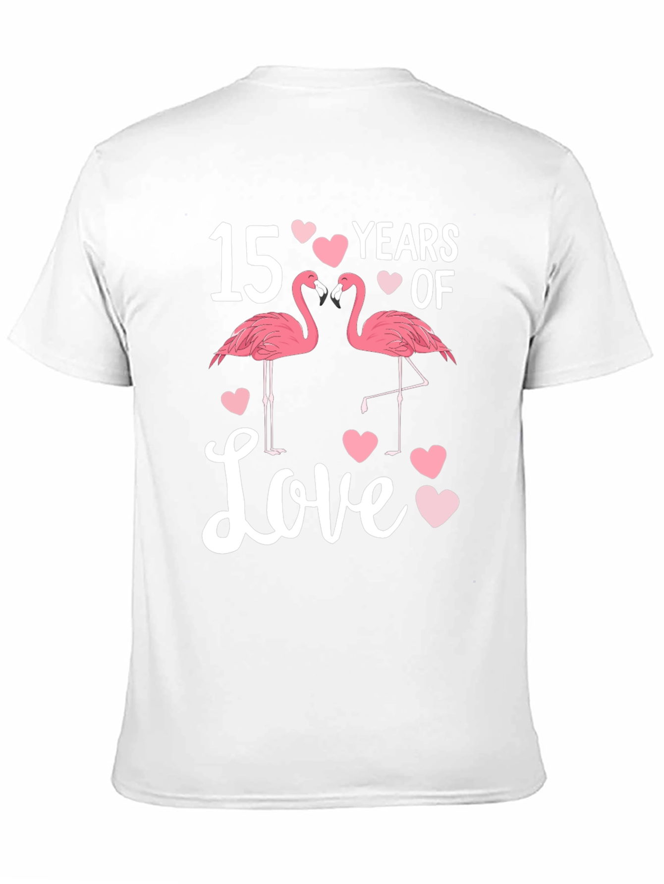 15 Years of Love Flamingo T-Shirt - 11