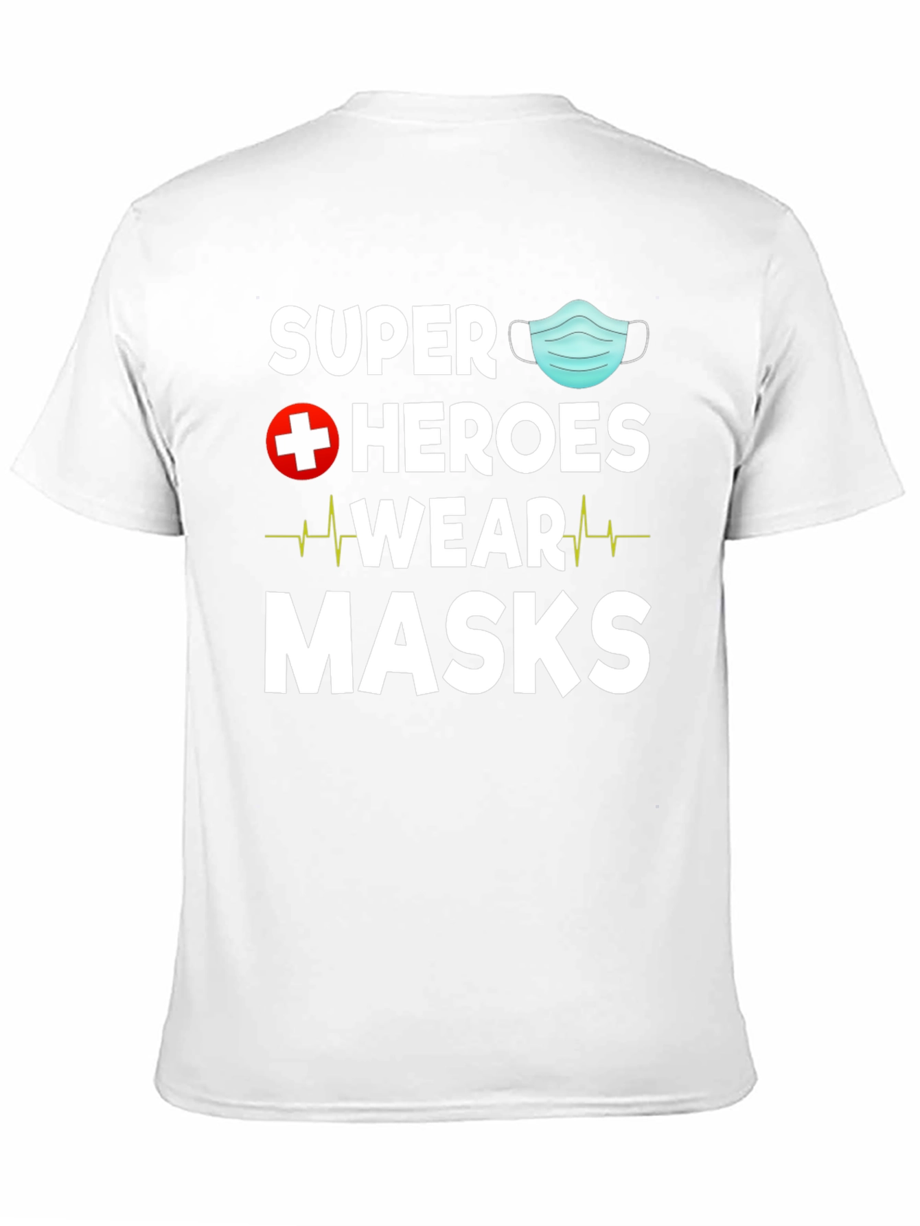 Black Super Heroes Wear Masks T-Shirt view 11