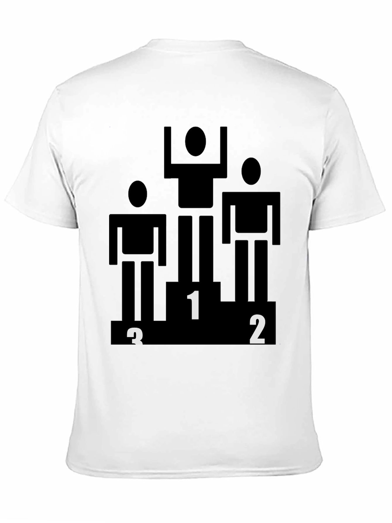 Black Winner Podium Graphic Black Tee view 11