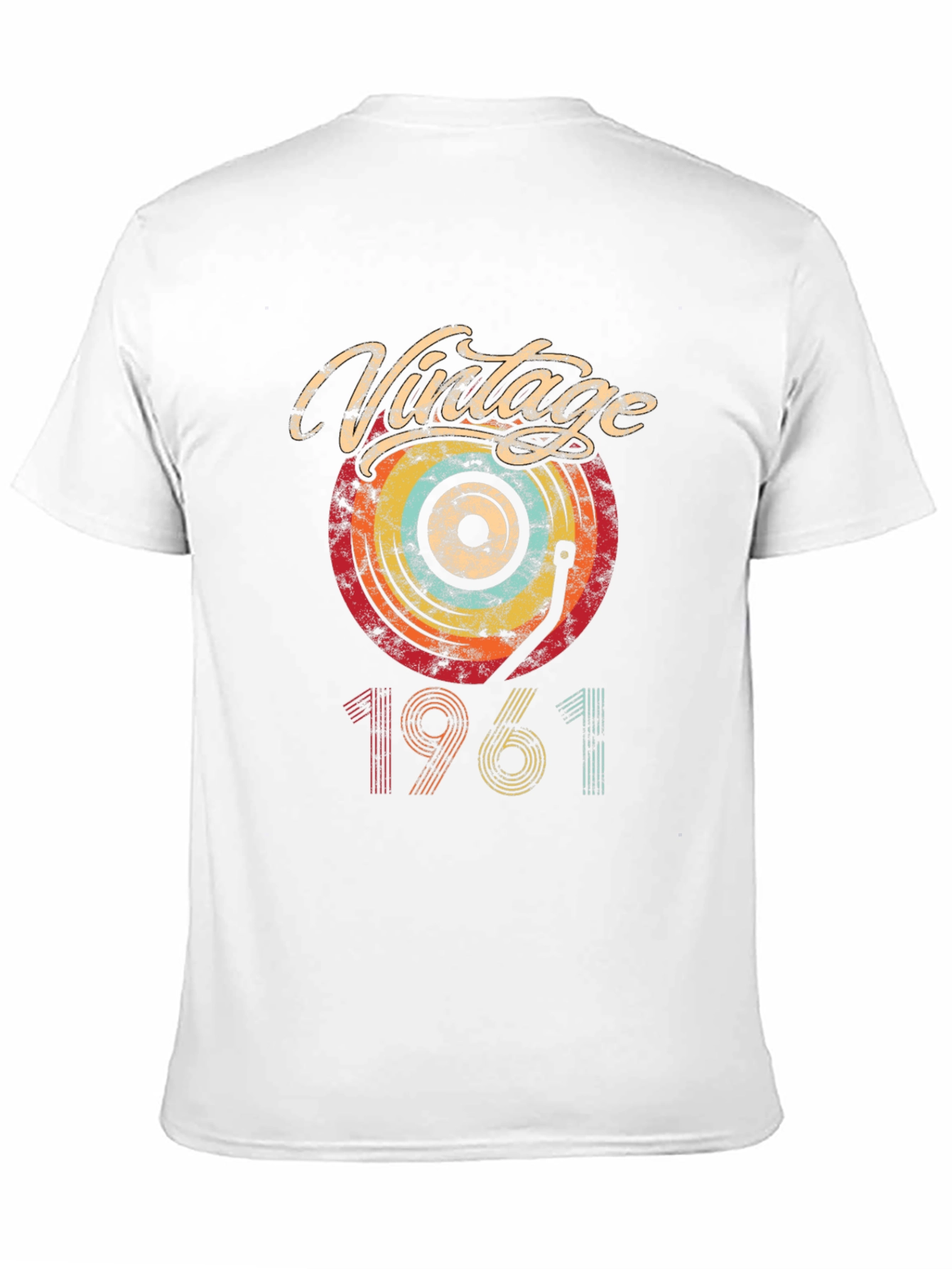 Black Vintage 1961 Record T-Shirt view 11