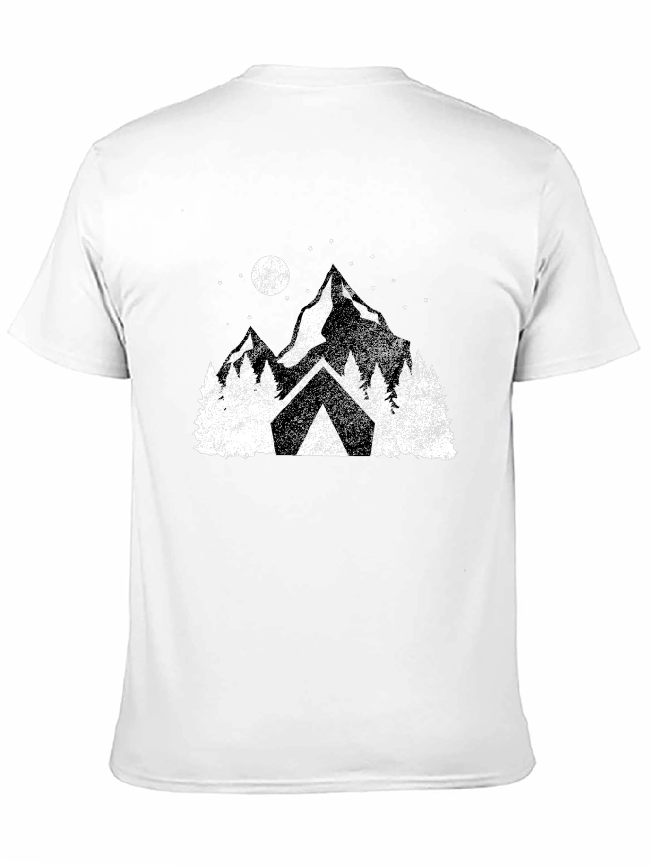 Black Mountain Camping Graphic Tee - Black view 11