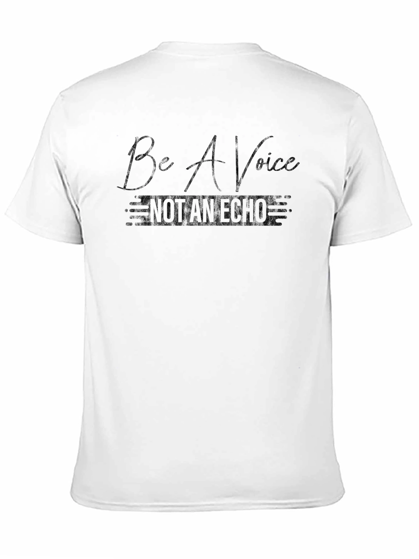 Black Be A Voice Not An Echo T-Shirt view 11