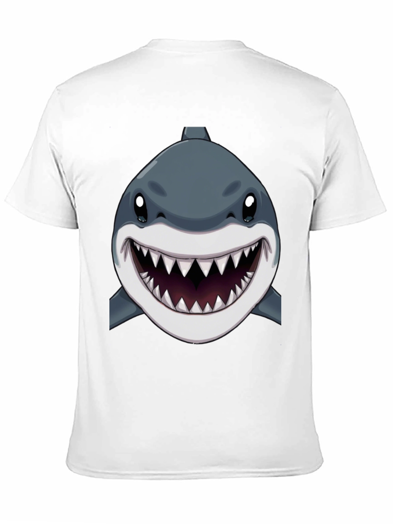 Black Shark Graphic Print Black T-Shirt view 11