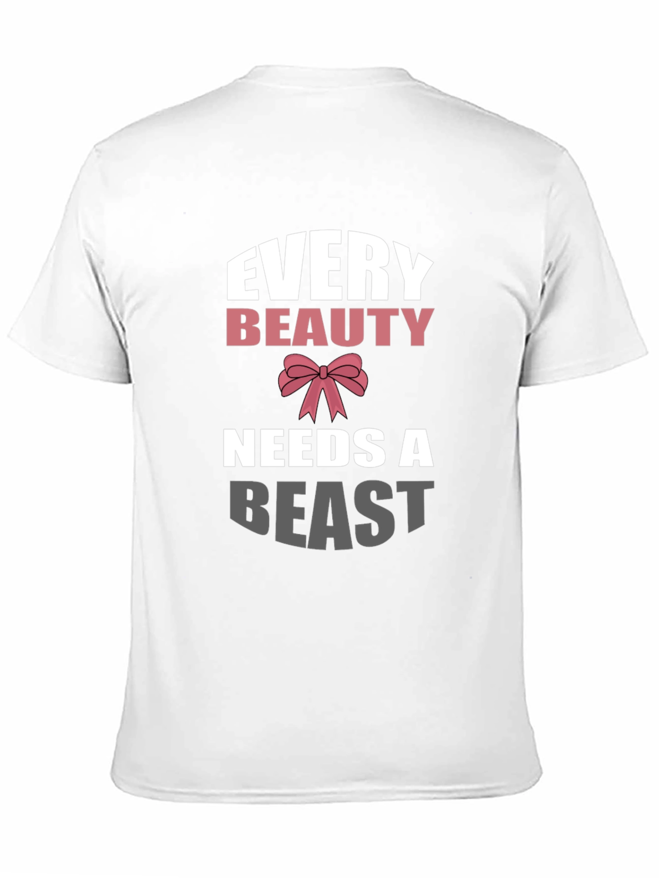Black Every Beauty Needs a Beast Graphic Tee view 11
