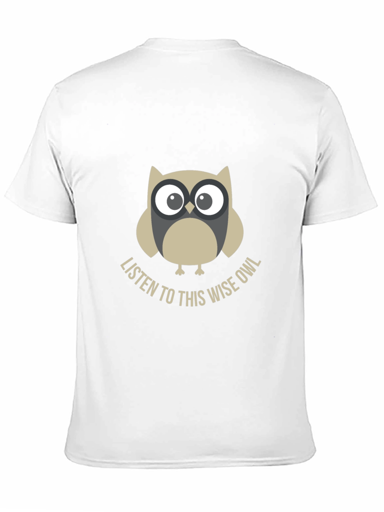 Black Wise Owl Graphic Tee - Listen To This Owl T-Shirt view 11