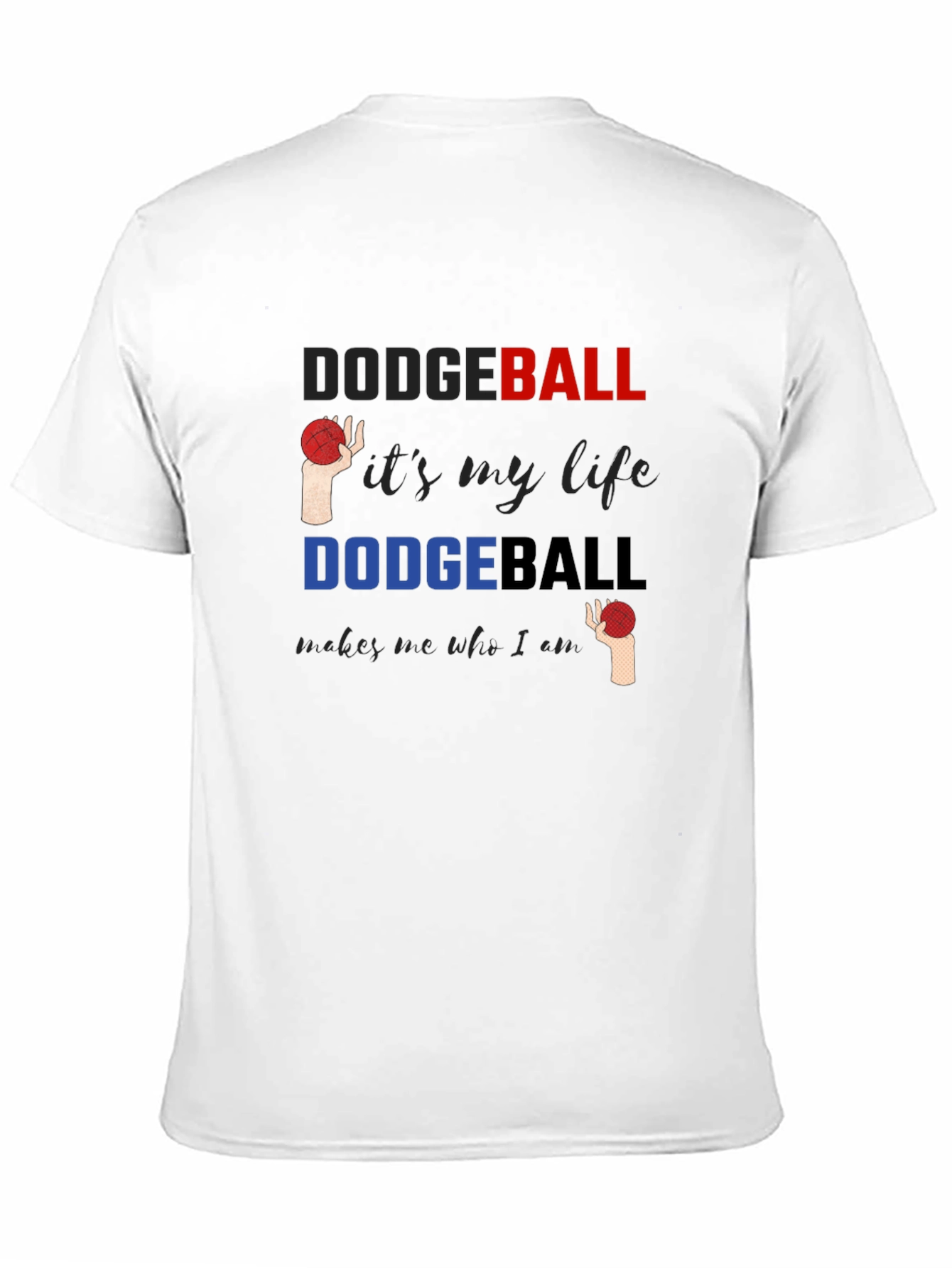 Black Dodgeball Life T-Shirt - Soft Cotton Tee view 11