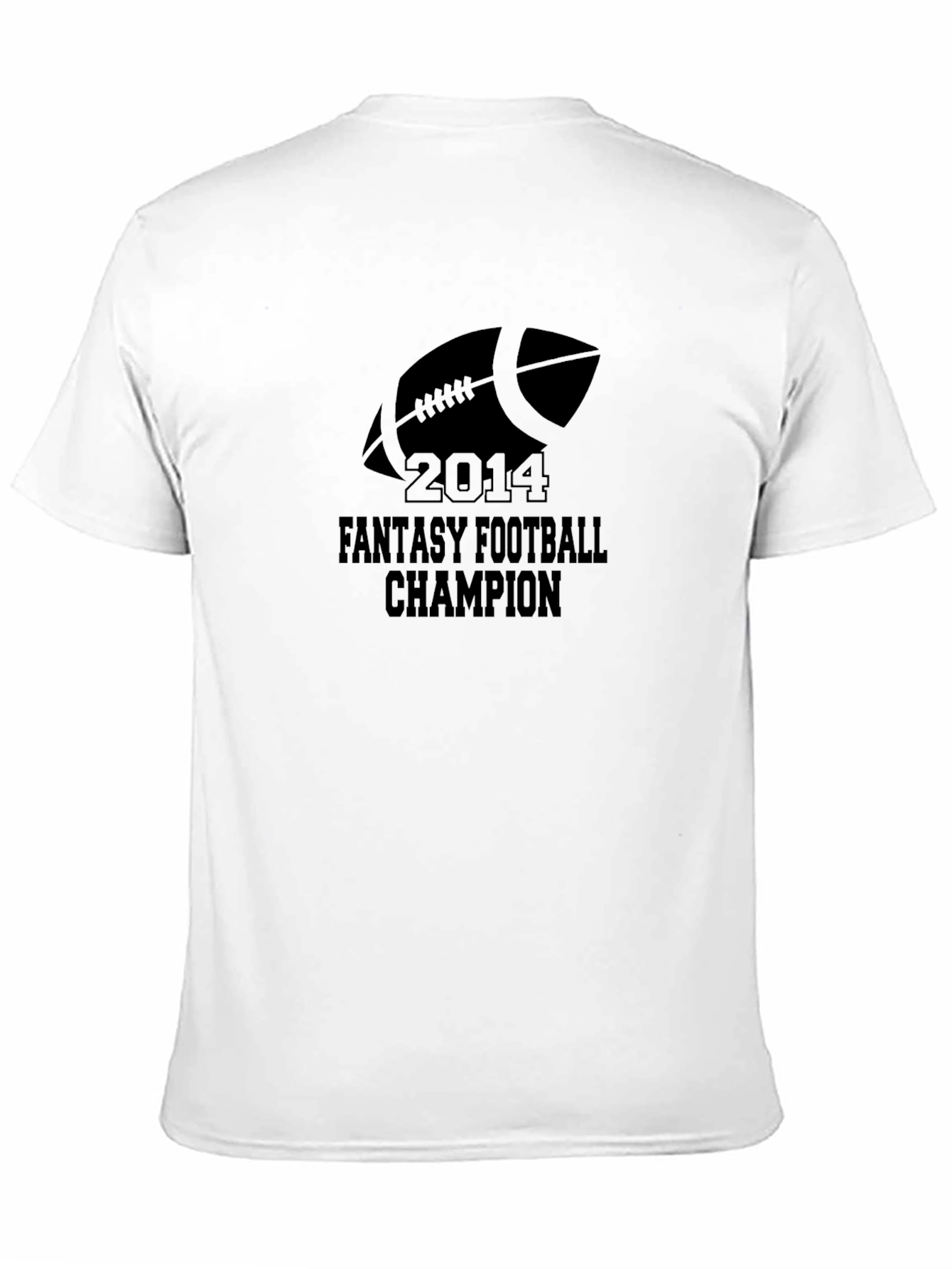Black Fantasy Football Champion 2014 T-Shirt view 11