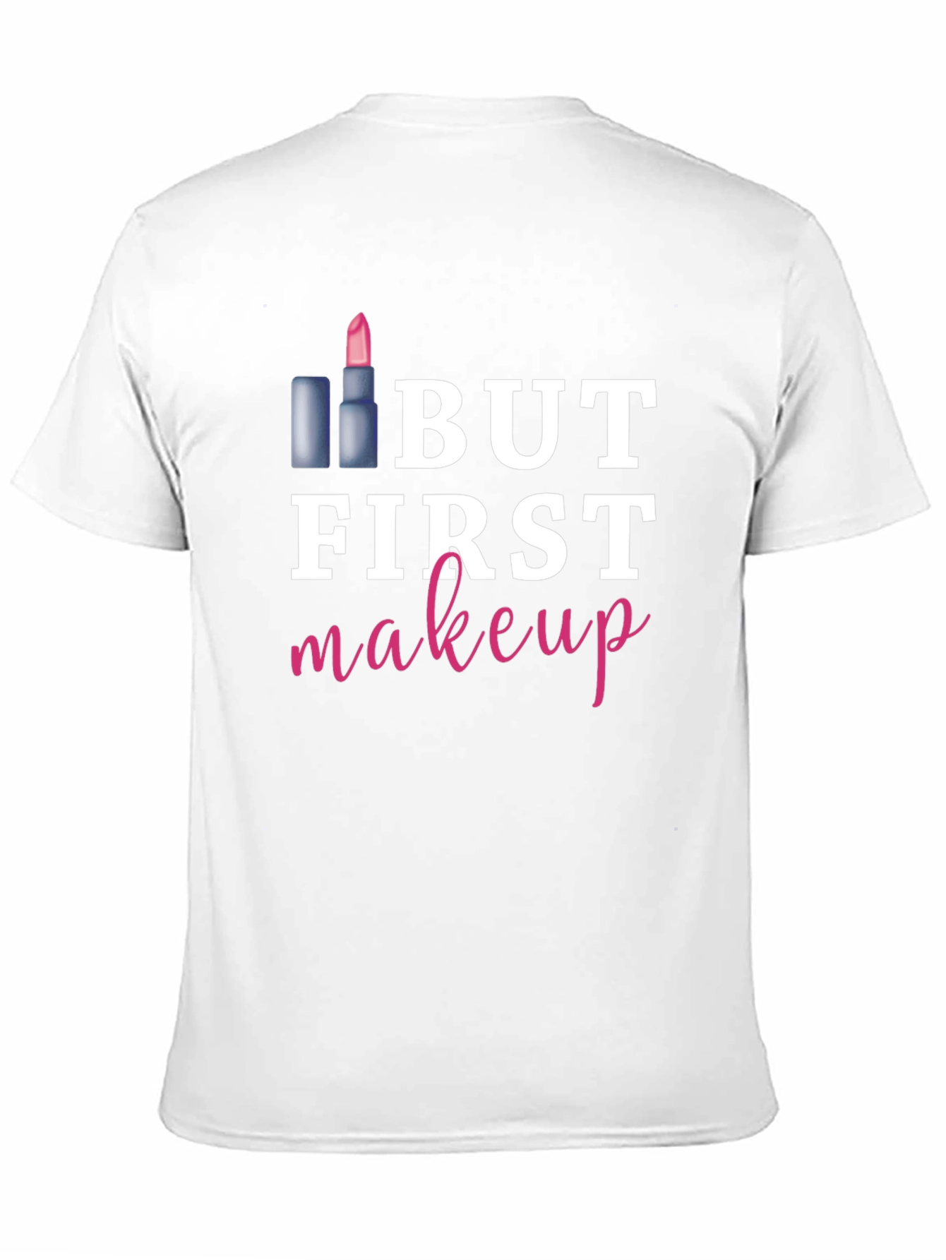 Black But First Makeup Graphic Tee Shirt view 11