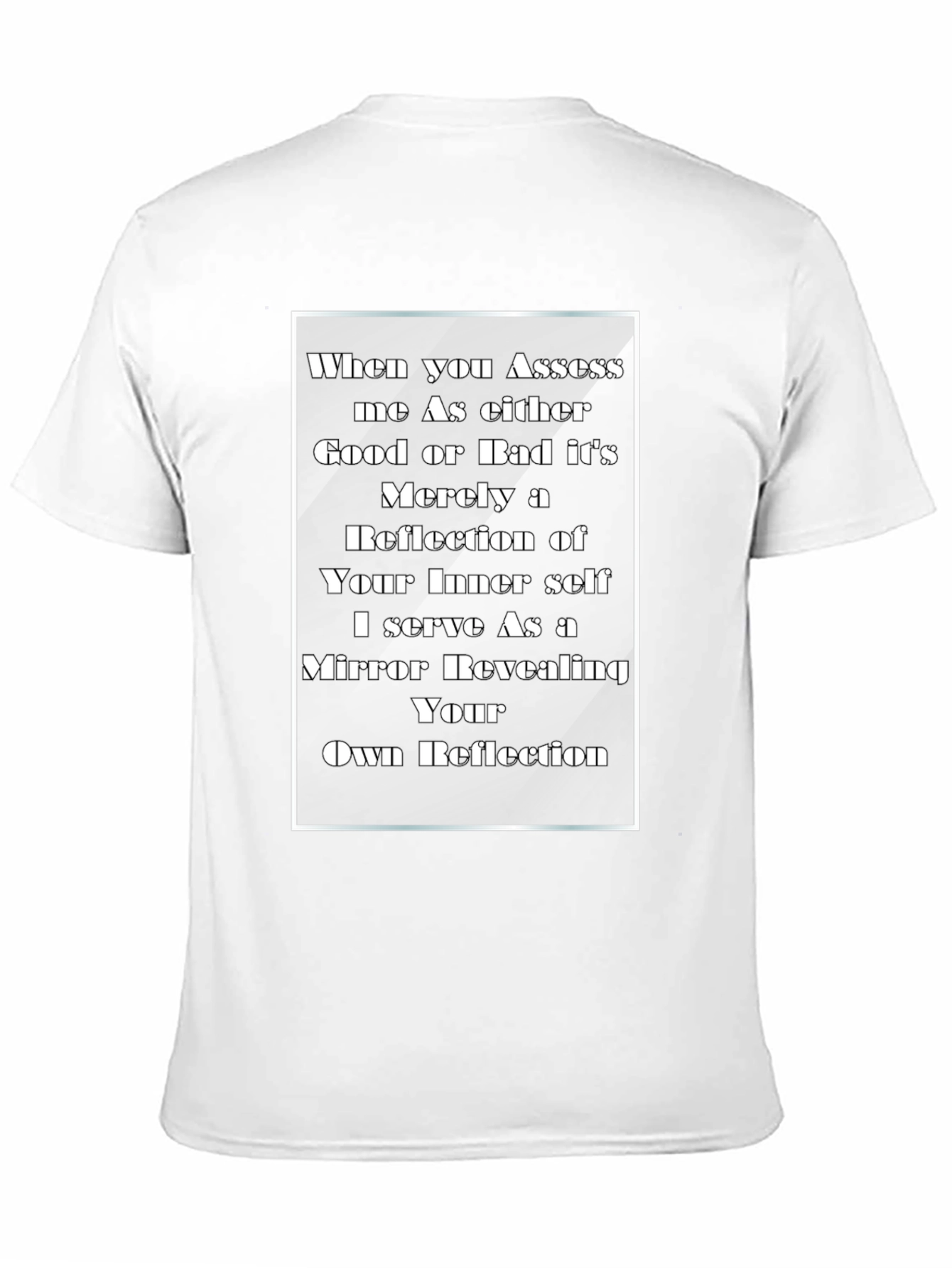 Black Reflective Inner Self T-Shirt view 11