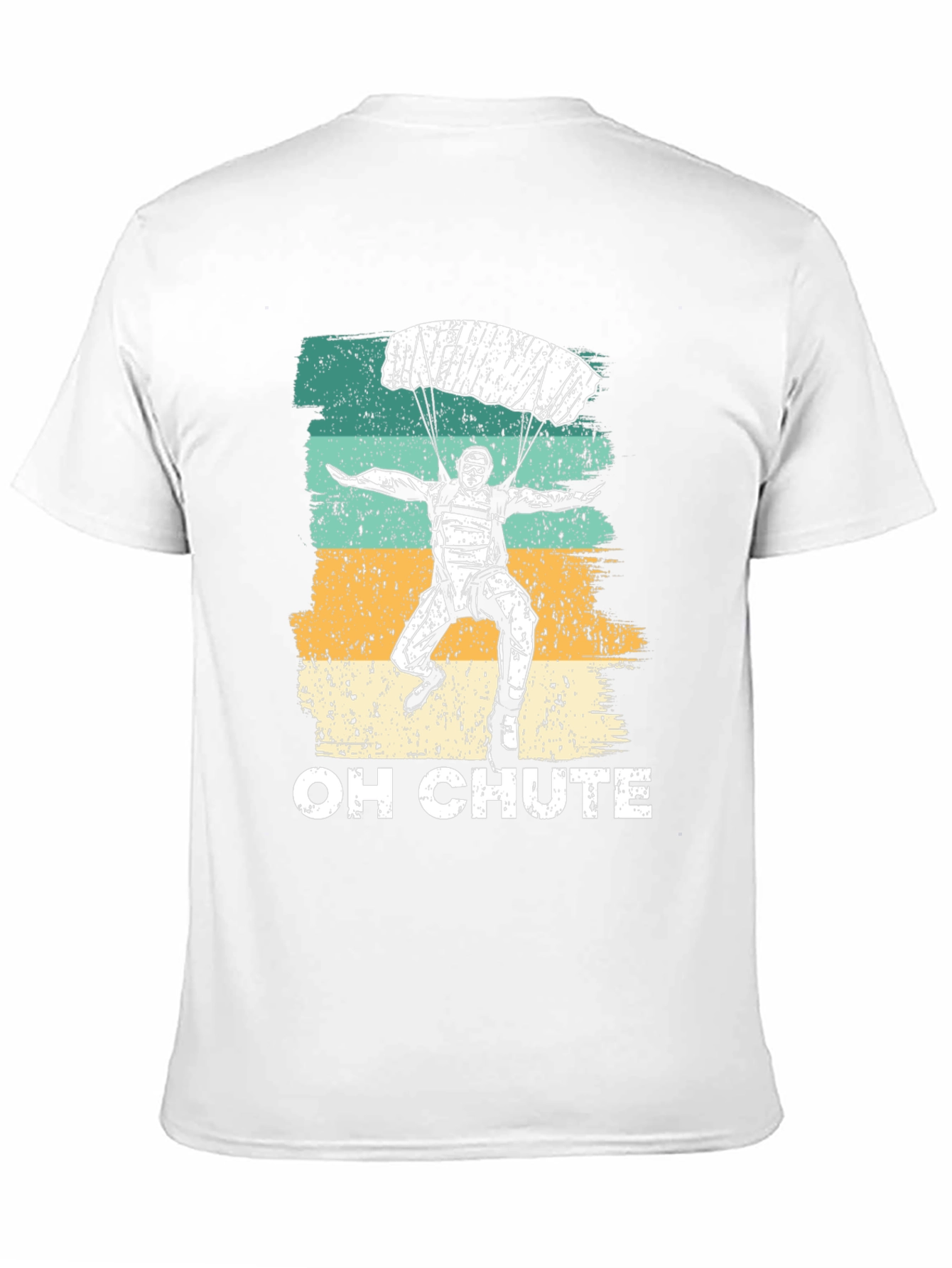 Black Skydiving "Oh Chute" Graphic Tee view 11