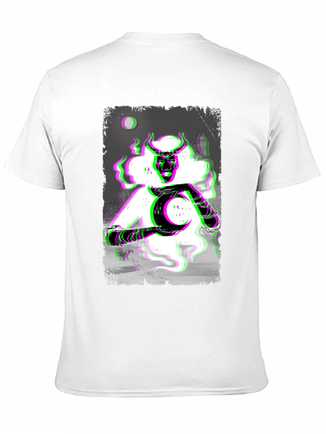 Black Mystic Woman Graphic Print T-Shirt view 11