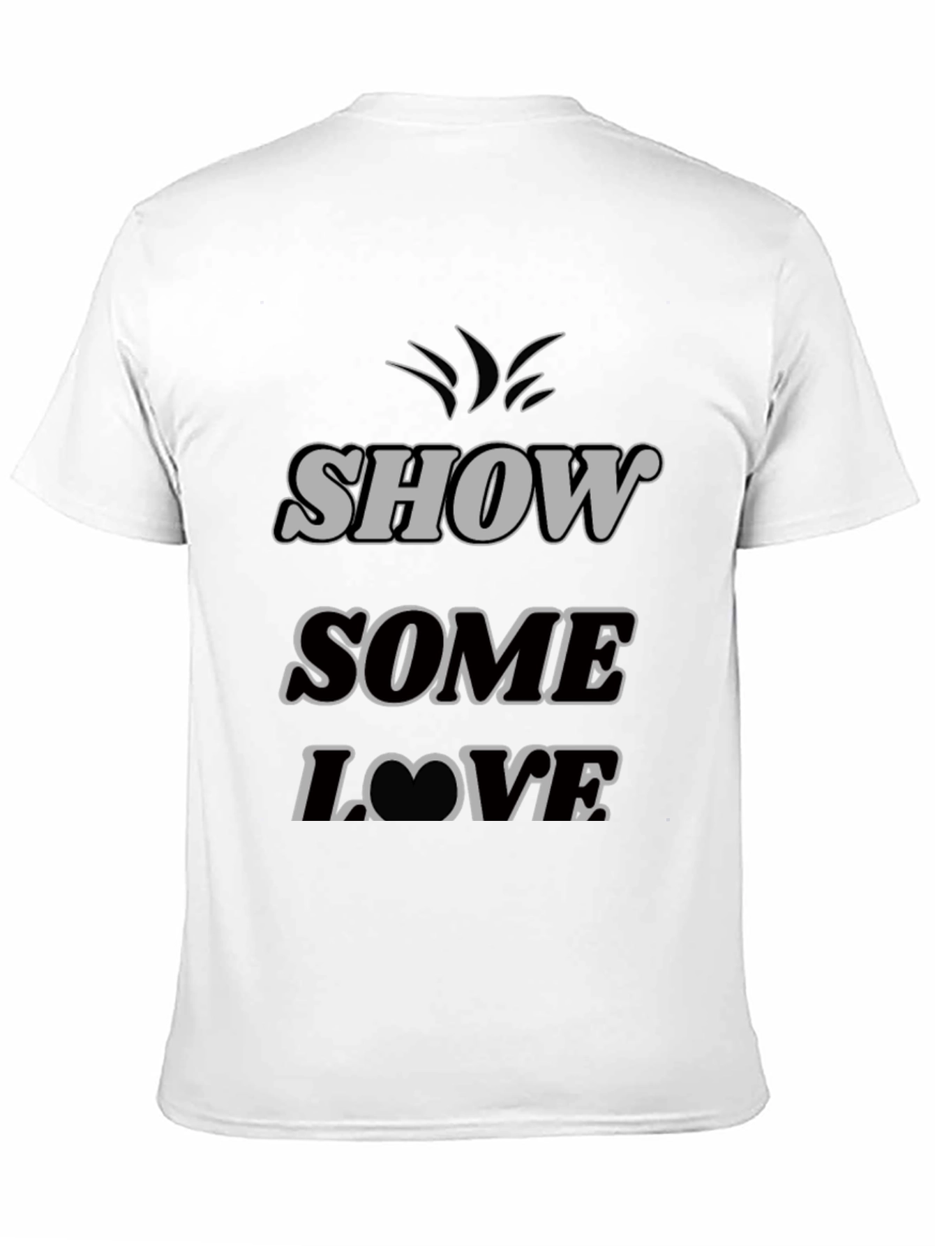 Black Show Some Love Graphic Tee - Black T-Shirt view 11