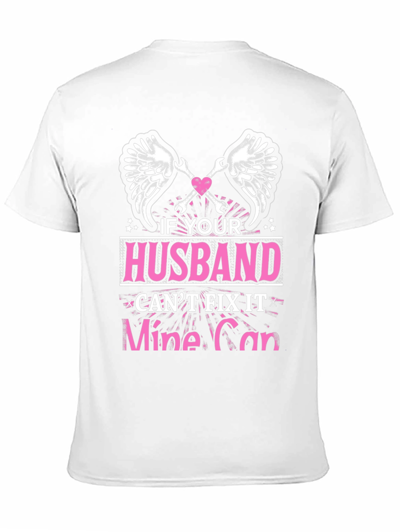 Black Husband Can't Fix It? Mine Can T-Shirt view 11