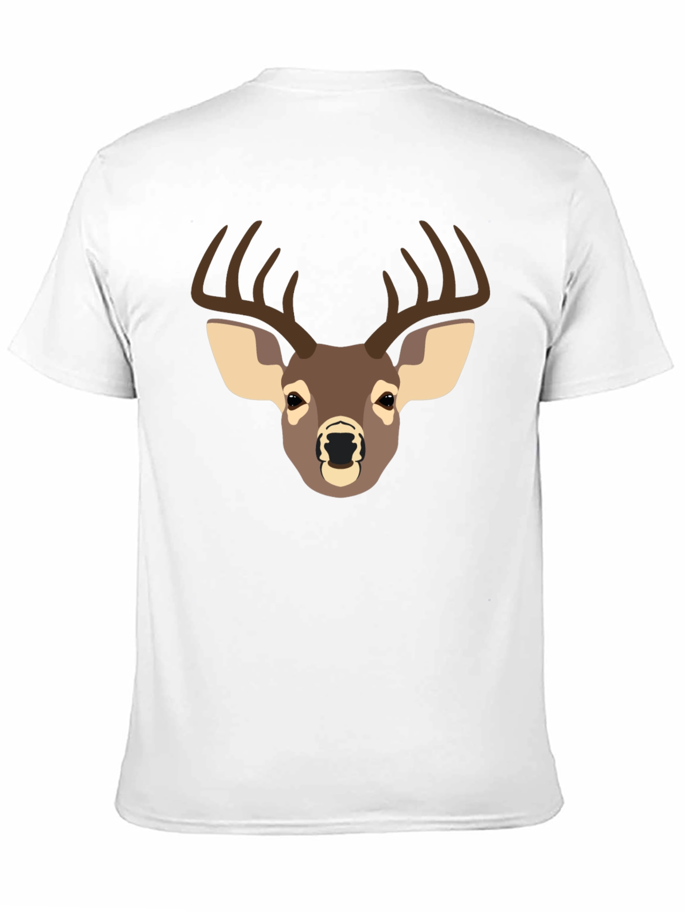 Black Deer Graphic T-Shirt - Black Casual Tee view 11