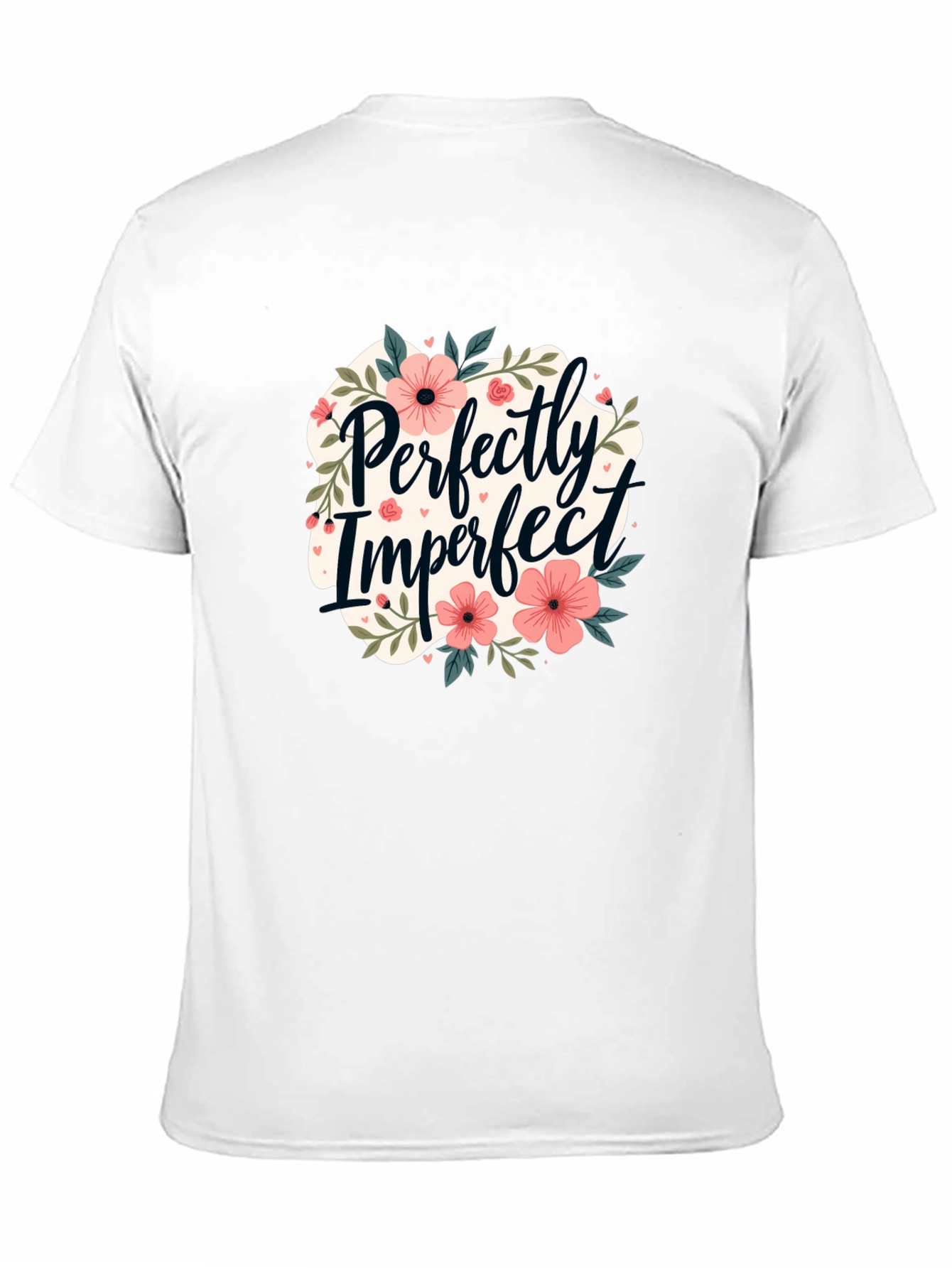 Black Perfectly Imperfect Floral T-Shirt - Unisex view 11