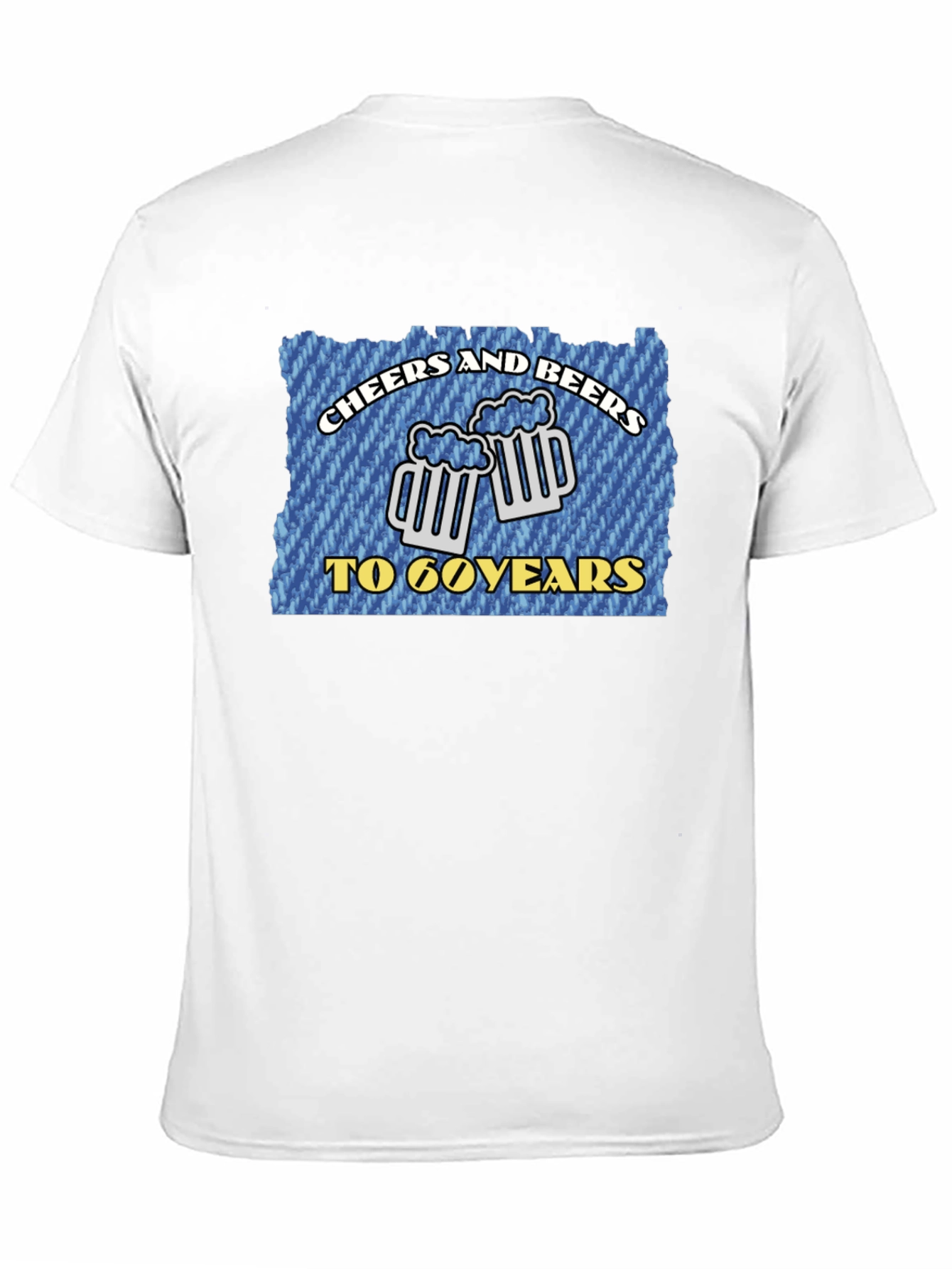 Black Cheers and Beers to 60 Years T-Shirt view 11