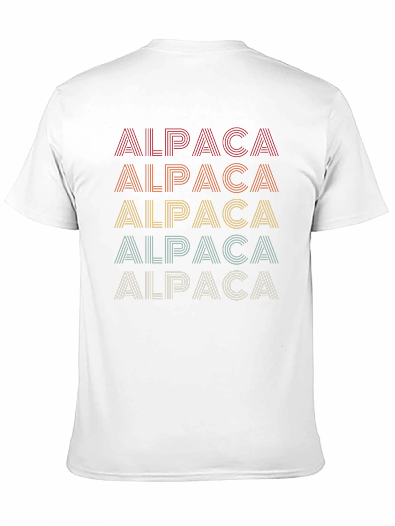 Black Retro Alpaca T-Shirt - Stylish Graphic Tee view 11