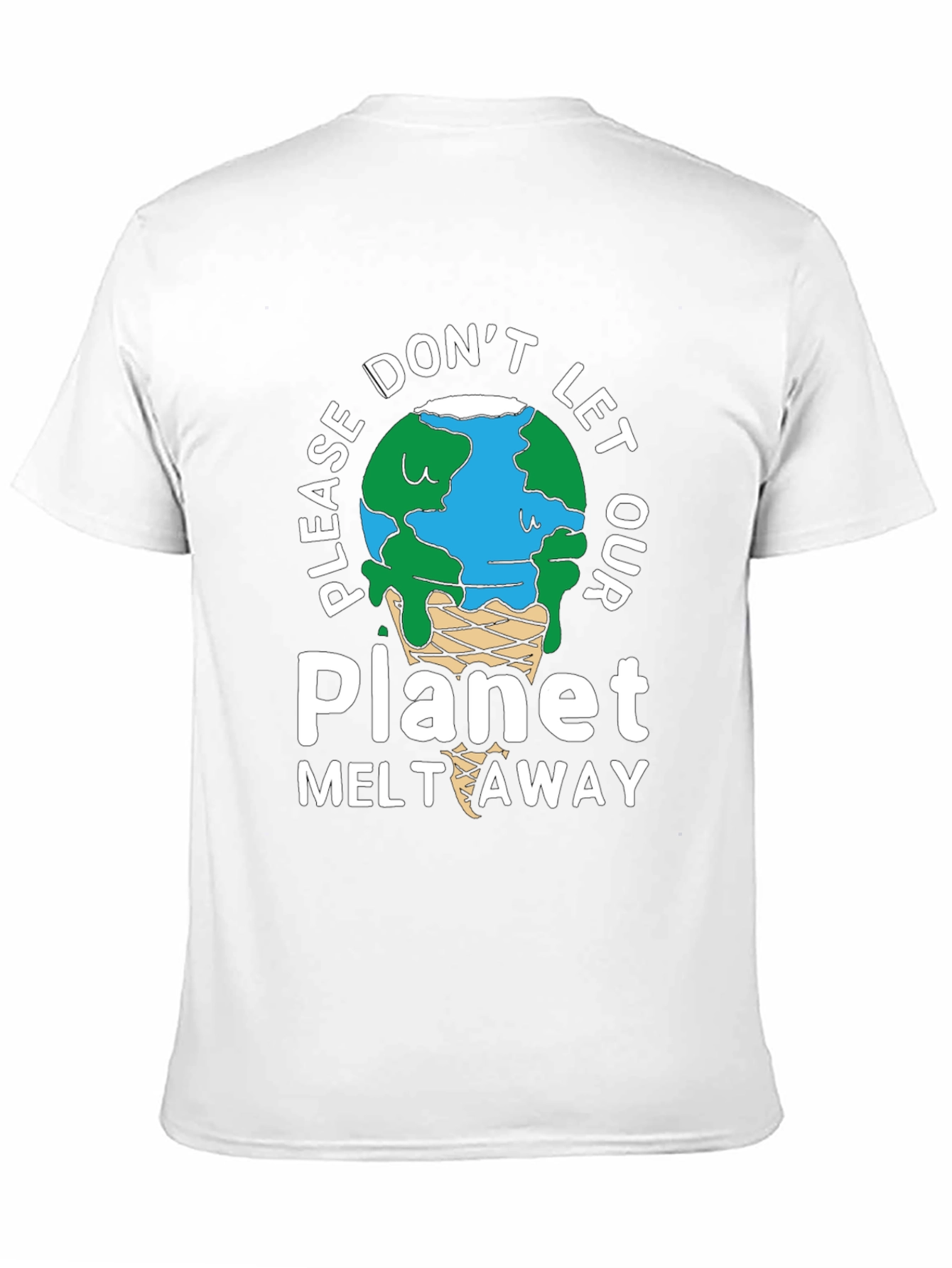 Black Planet Melt Away Graphic T-Shirt view 11