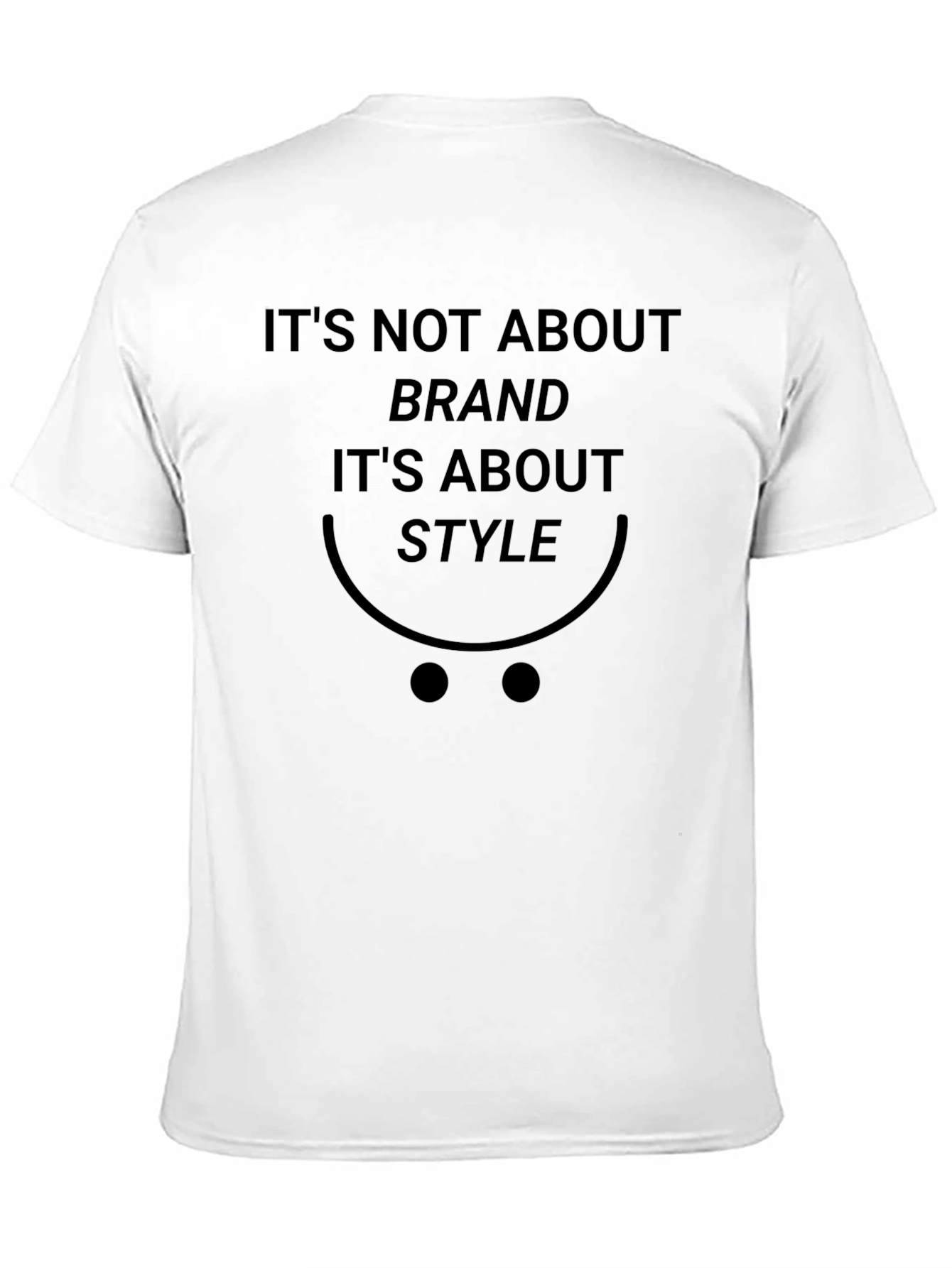 Black It's About Style T-Shirt view 11