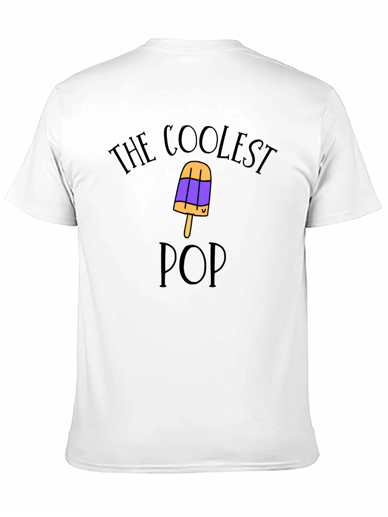 Black Coolest Pop Graphic Black Tee view 11